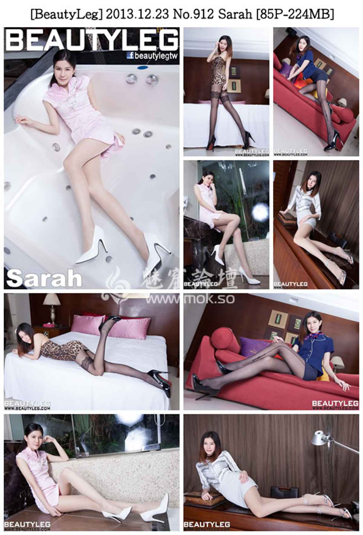[BeautyLeg] No.912 Sarah [85P]第9张