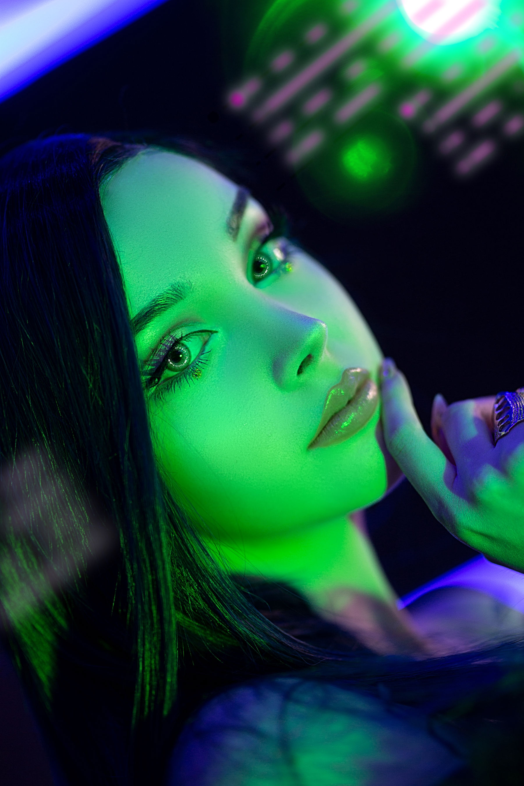 [COS福利] 国外美女SayaTheFox - Cyberpunk Dress第6张