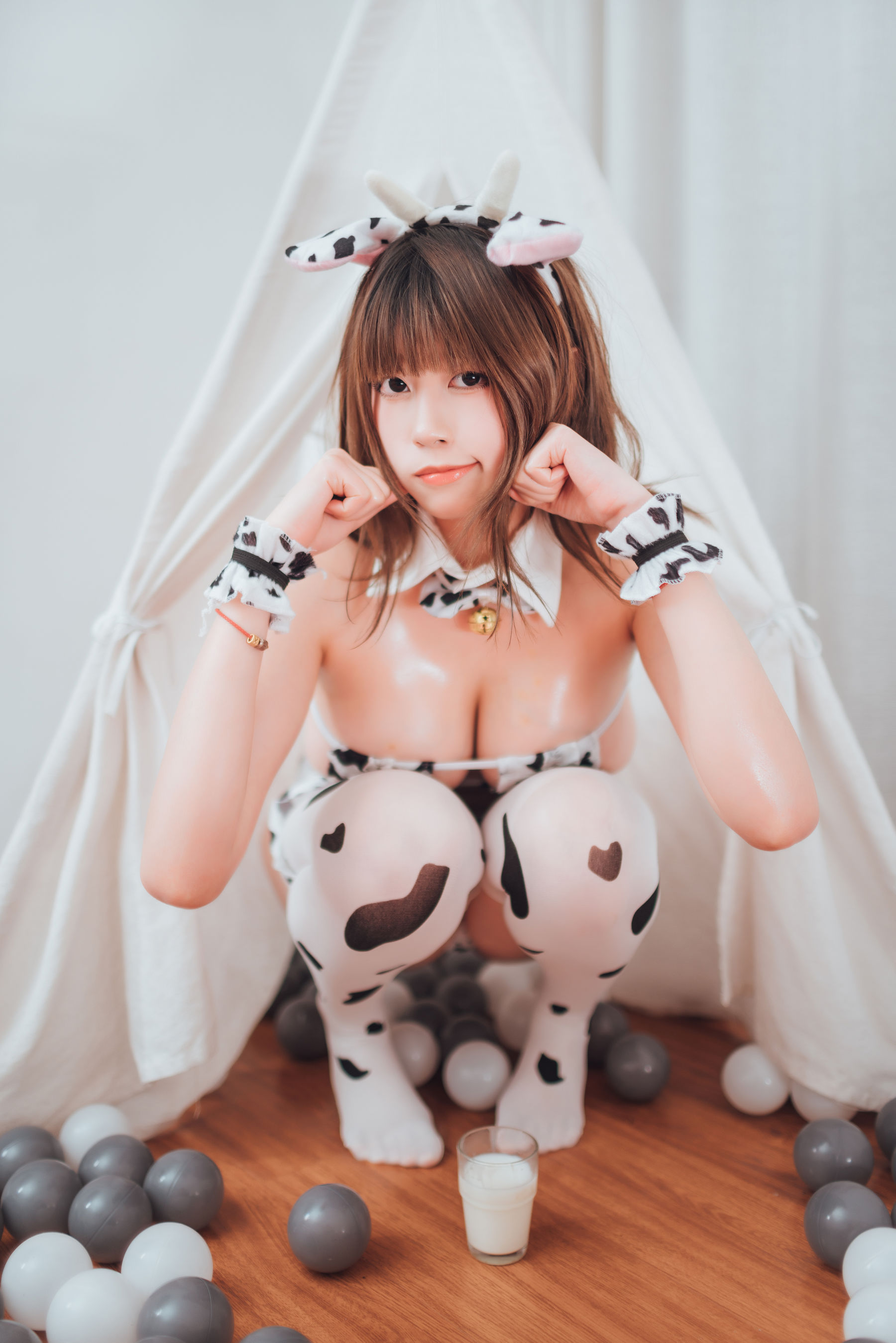 [网红COSER写真] 萌妹奈汐酱nice - 牛年大吉 奶牛第5张