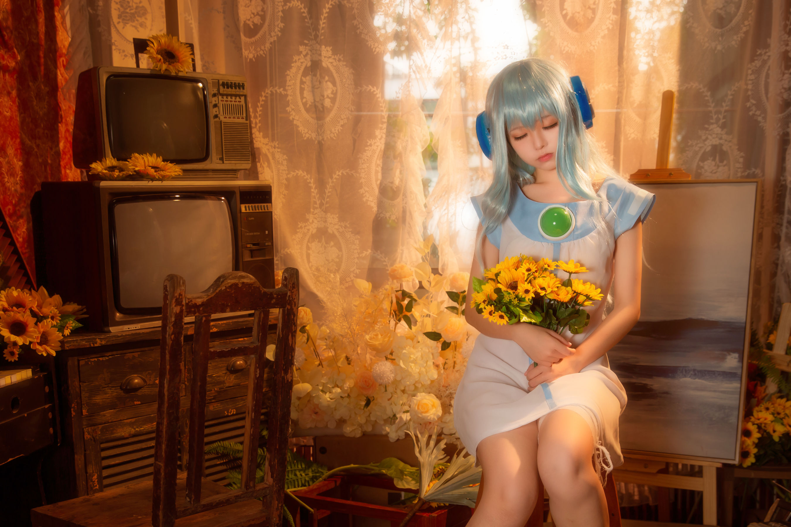 [网红COSER写真] 动漫博主G44不会受伤 - 八音盒第1张