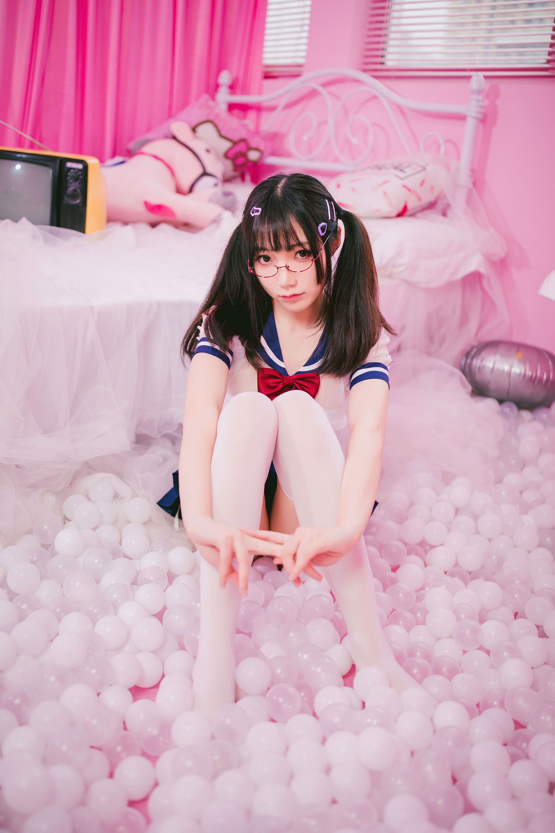 [网红COSER写真] 萝莉福利真央Mao - JK第1张