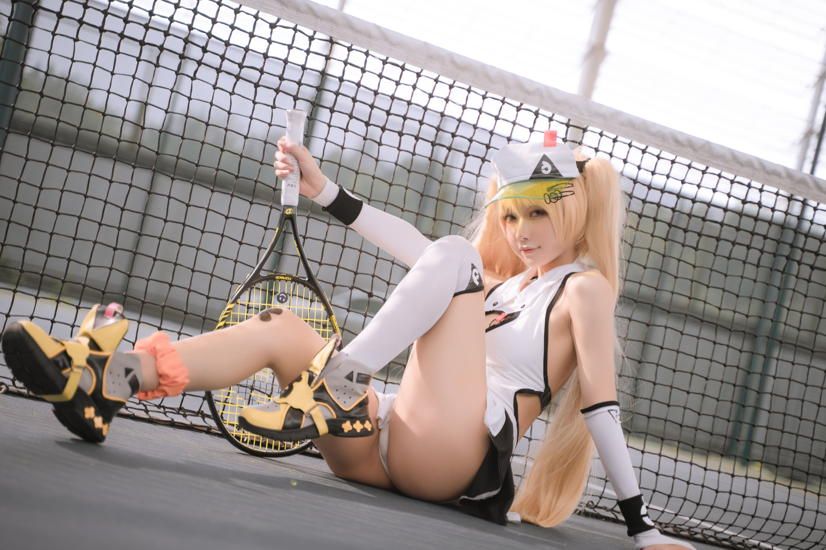 [COS福利] 动漫博主阿包也是兔娘 - 贝奇网球服第3张