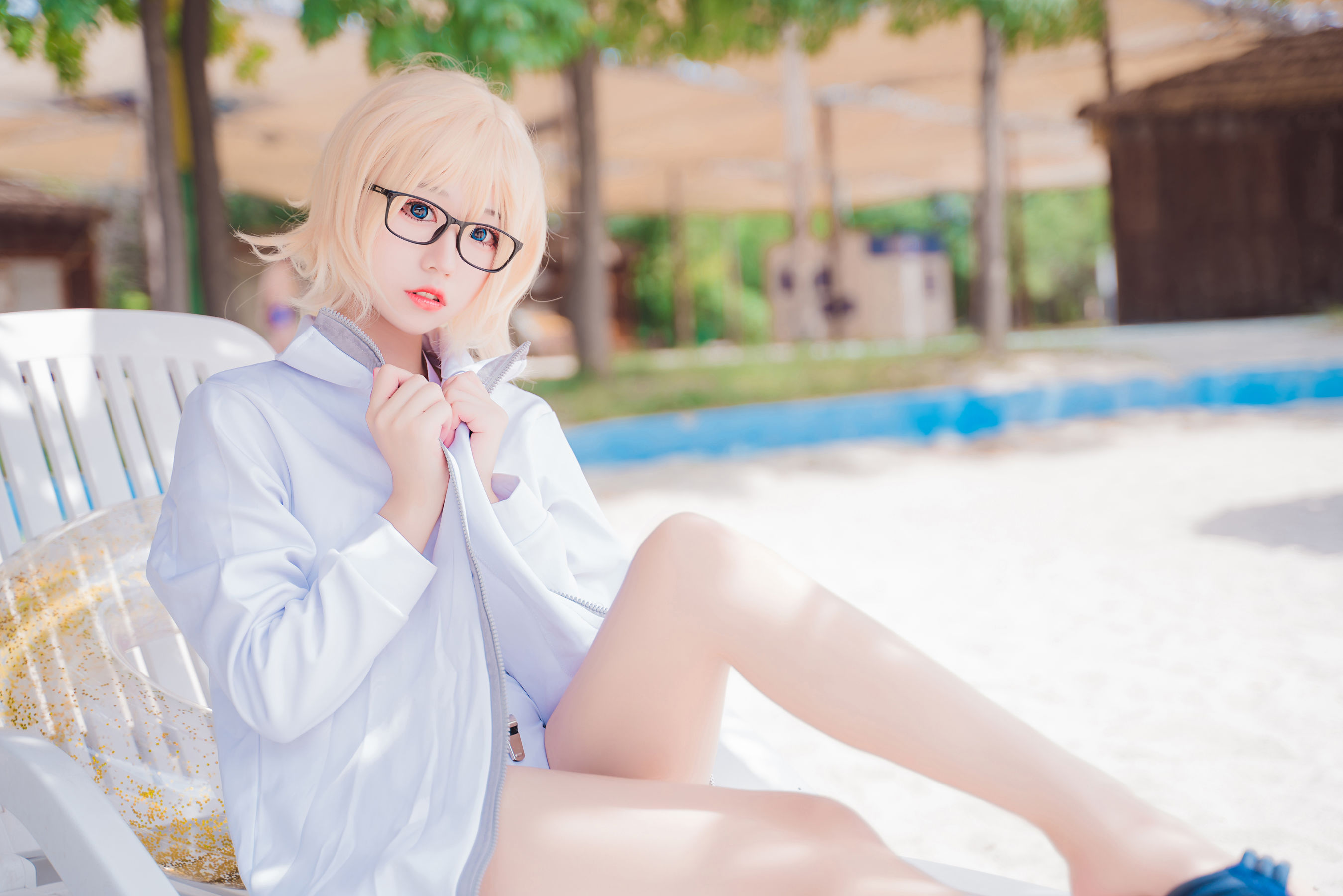 [COS福利] 猫君君MaoJun - 贞德竞技泳装第4张