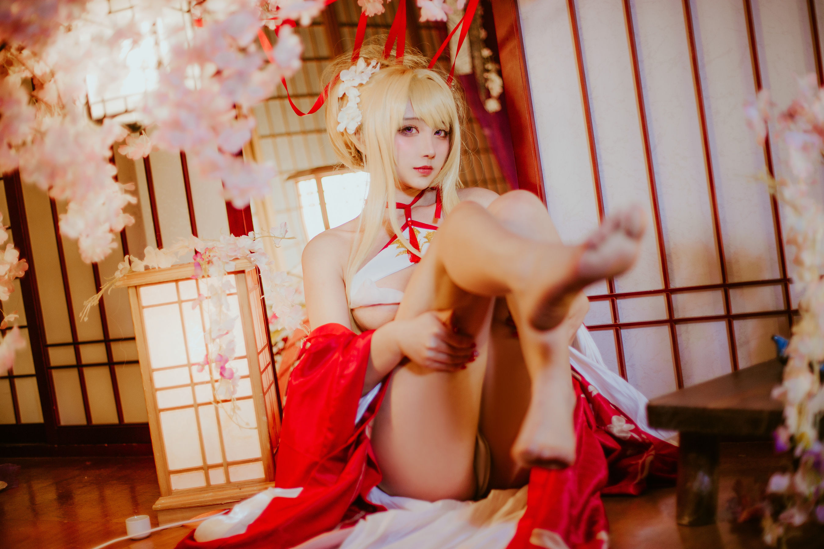 [COS福利] 动漫博主九曲Jean - 光荣新春和服第5张