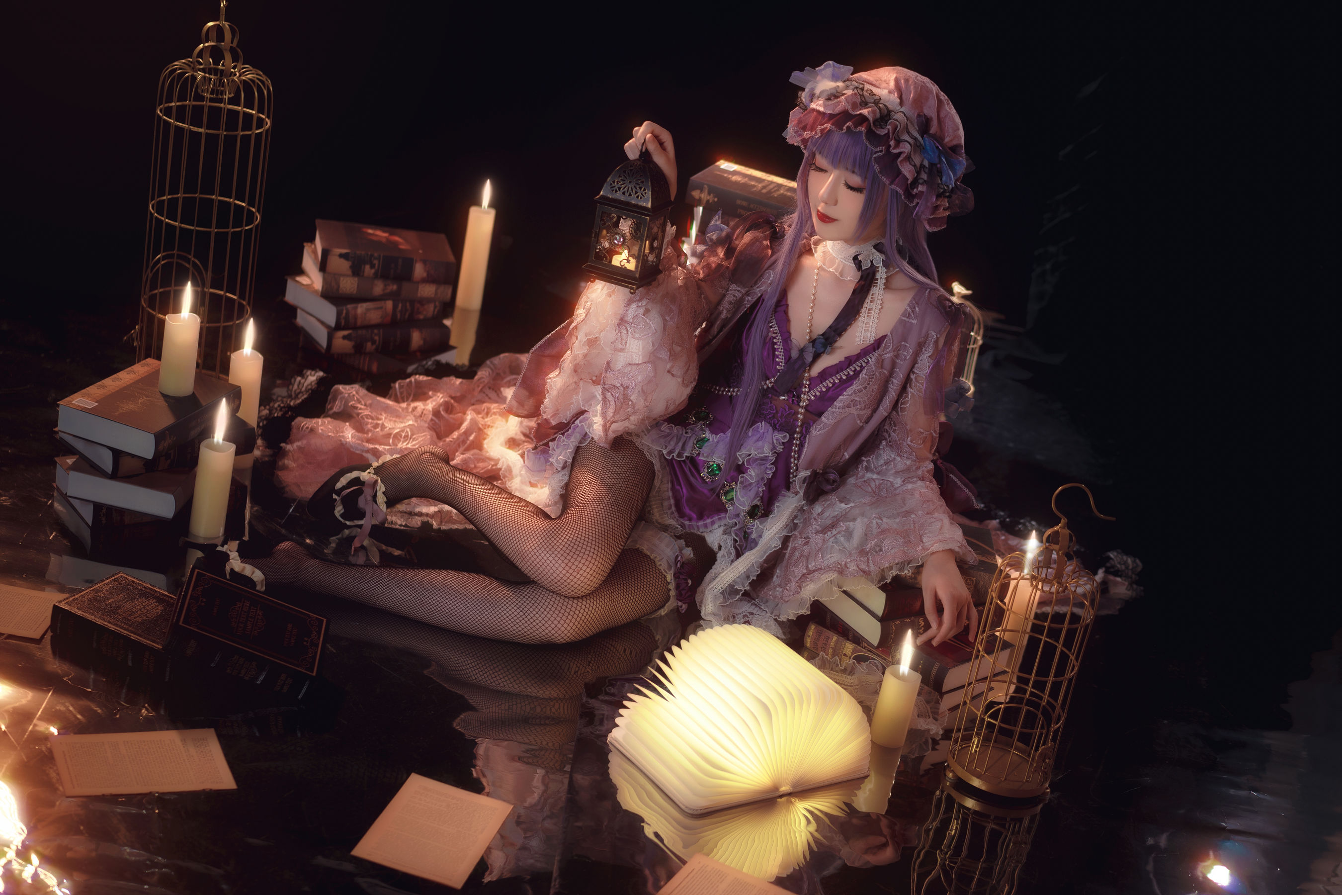 [COS福利] 小姐姐弥音音ww - 帕秋莉第2张