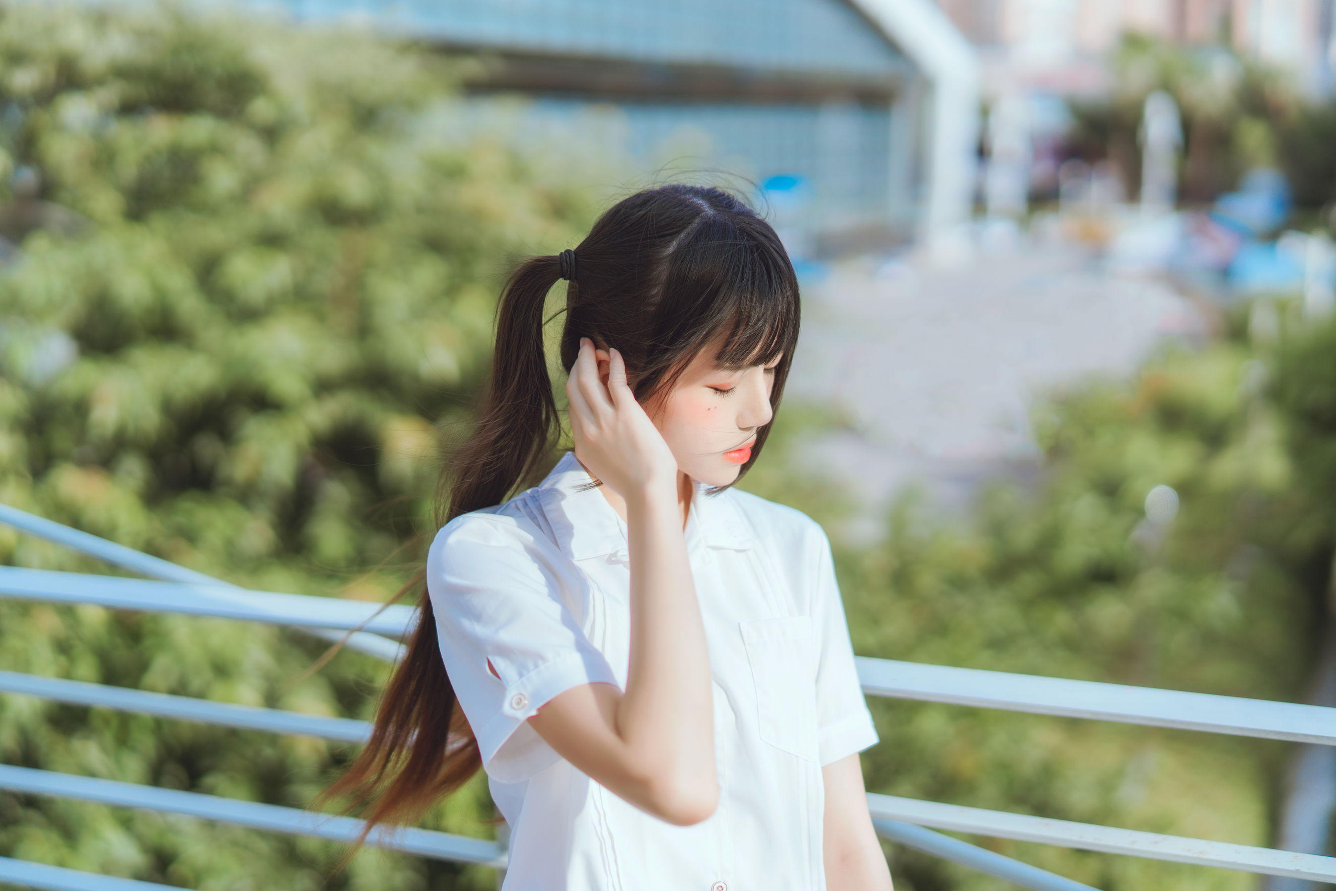 [COS福利] 桜桃喵 - 少女之浅色系第1张