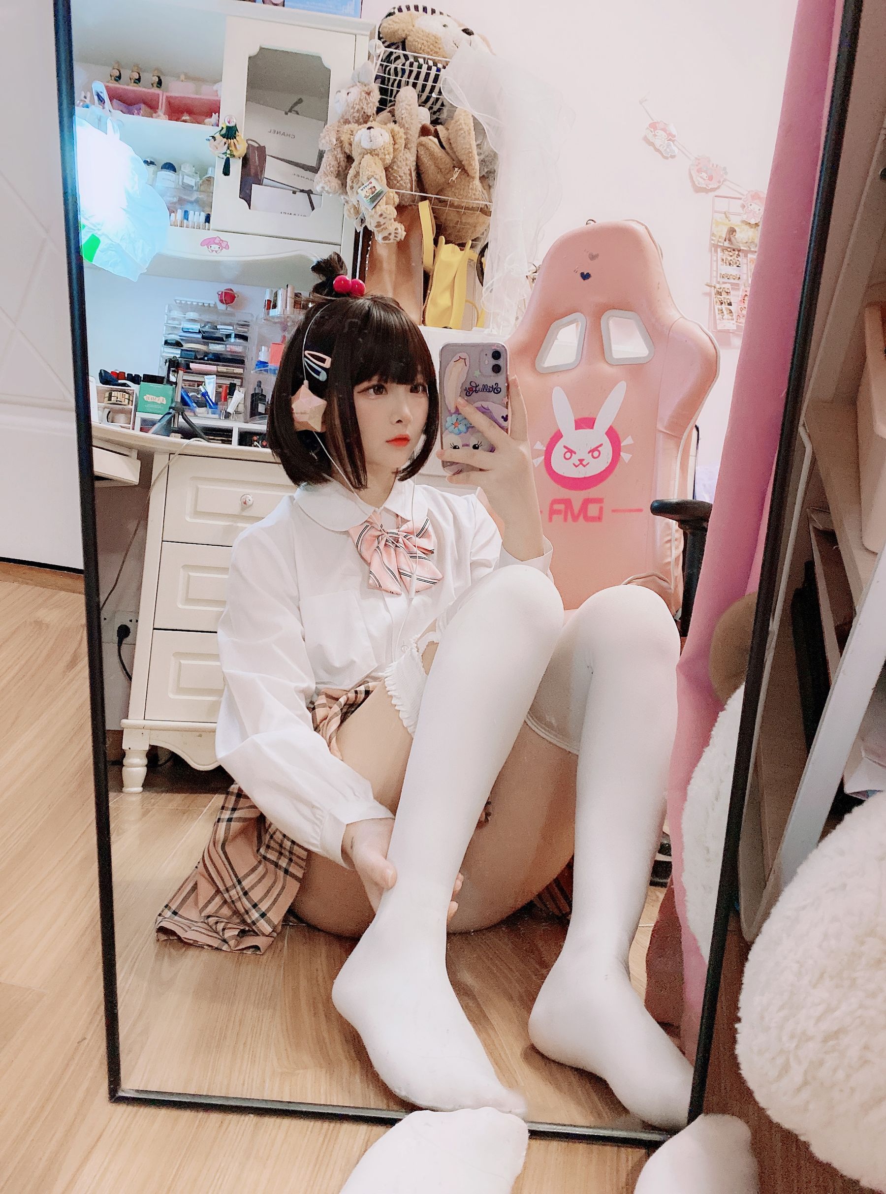 [COS福利] 二次元美女古川kagura - 白丝JK第15张