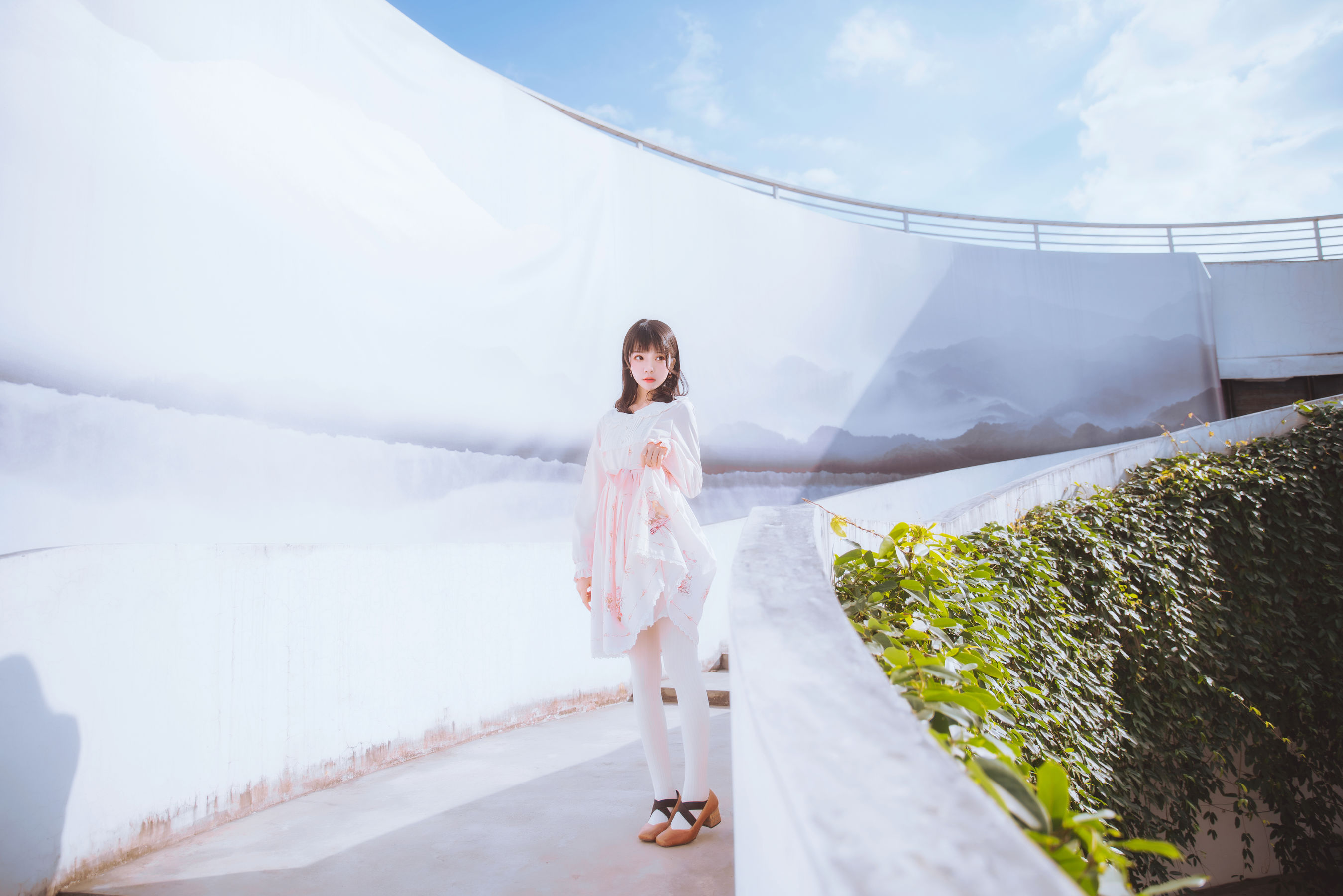 [COS福利] 桜桃喵 - 清新之三月第1张