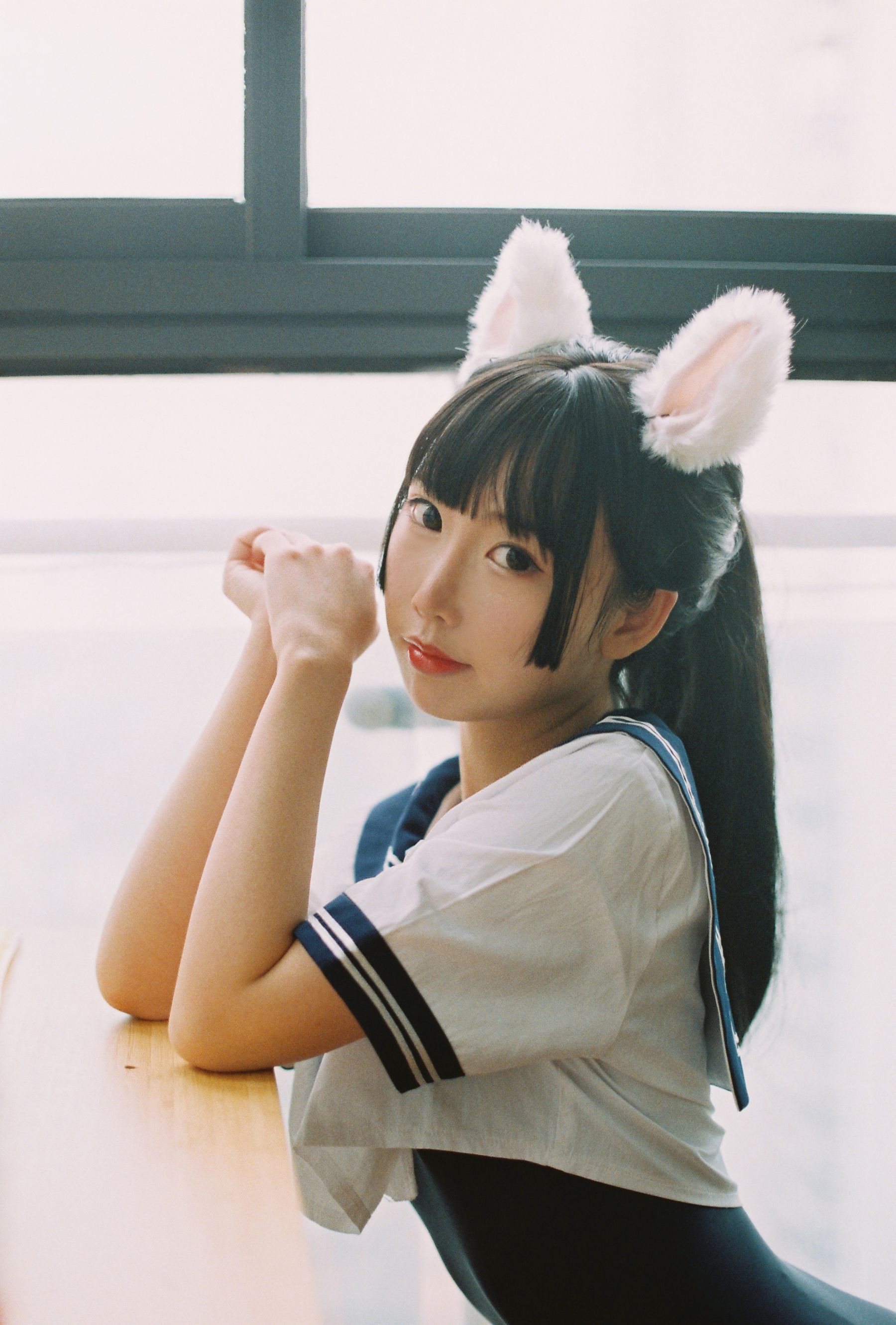 [COS福利] 可爱人气Coser面饼仙儿 - 水手服 死库水第8张