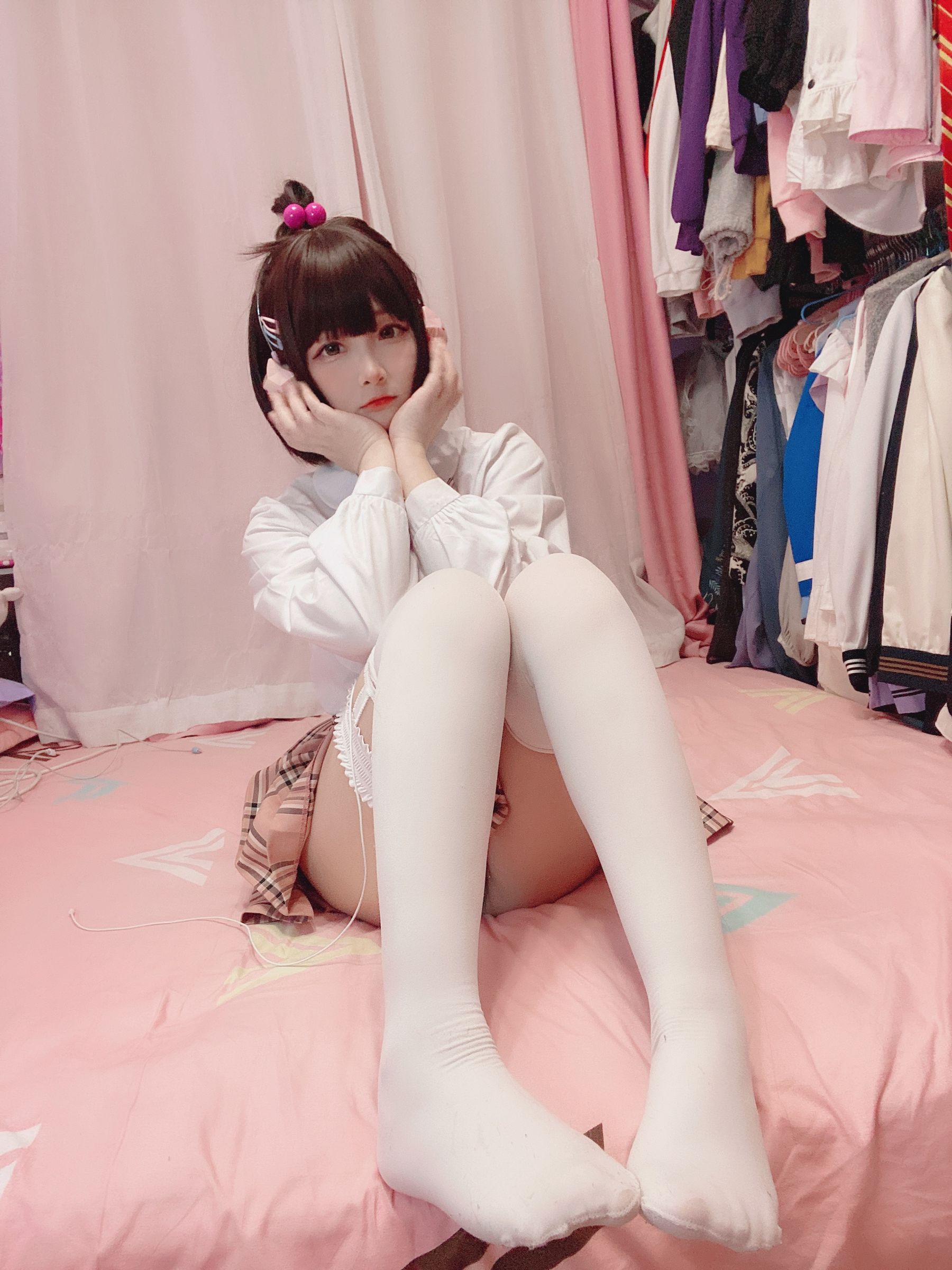 [COS福利] 二次元美女古川kagura - 白丝JK第12张