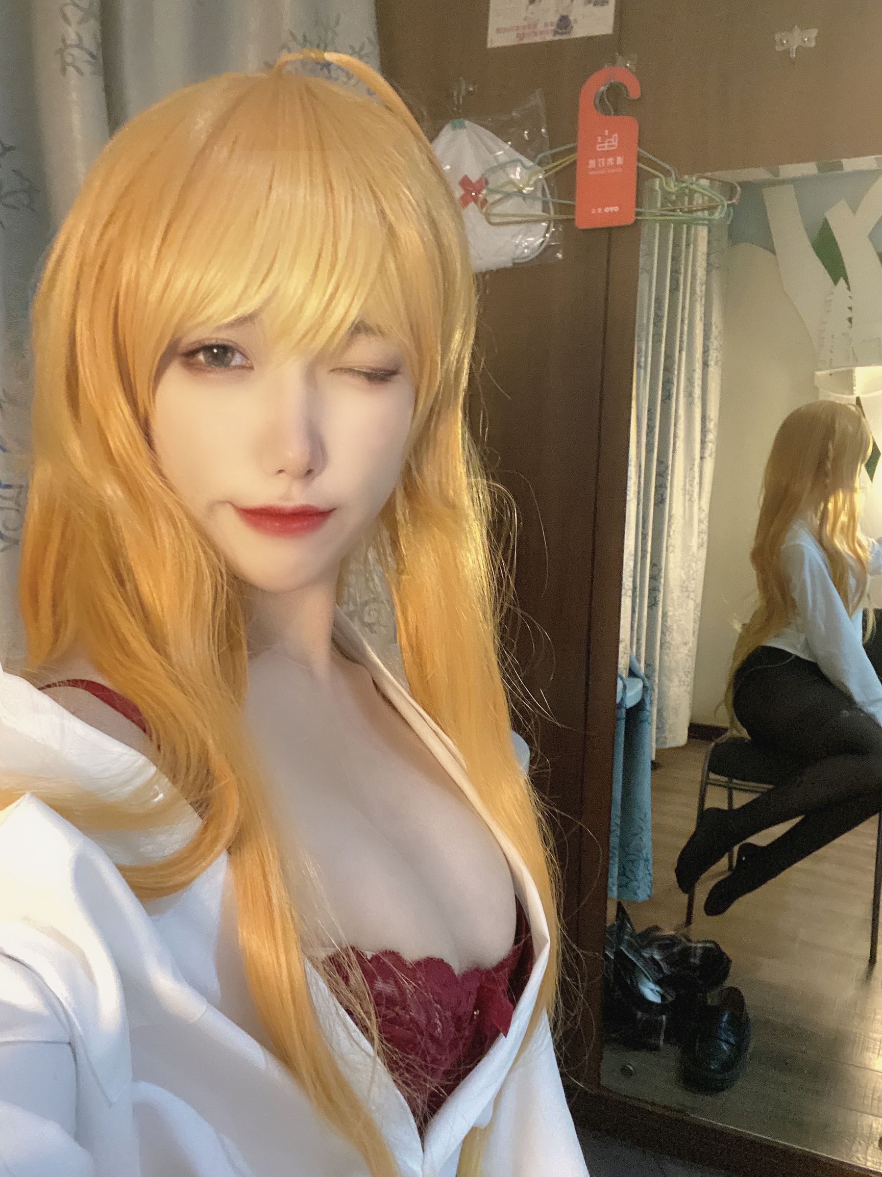 [COS福利] 芋圆侑子SJ_ - 金毛不良jk第12张