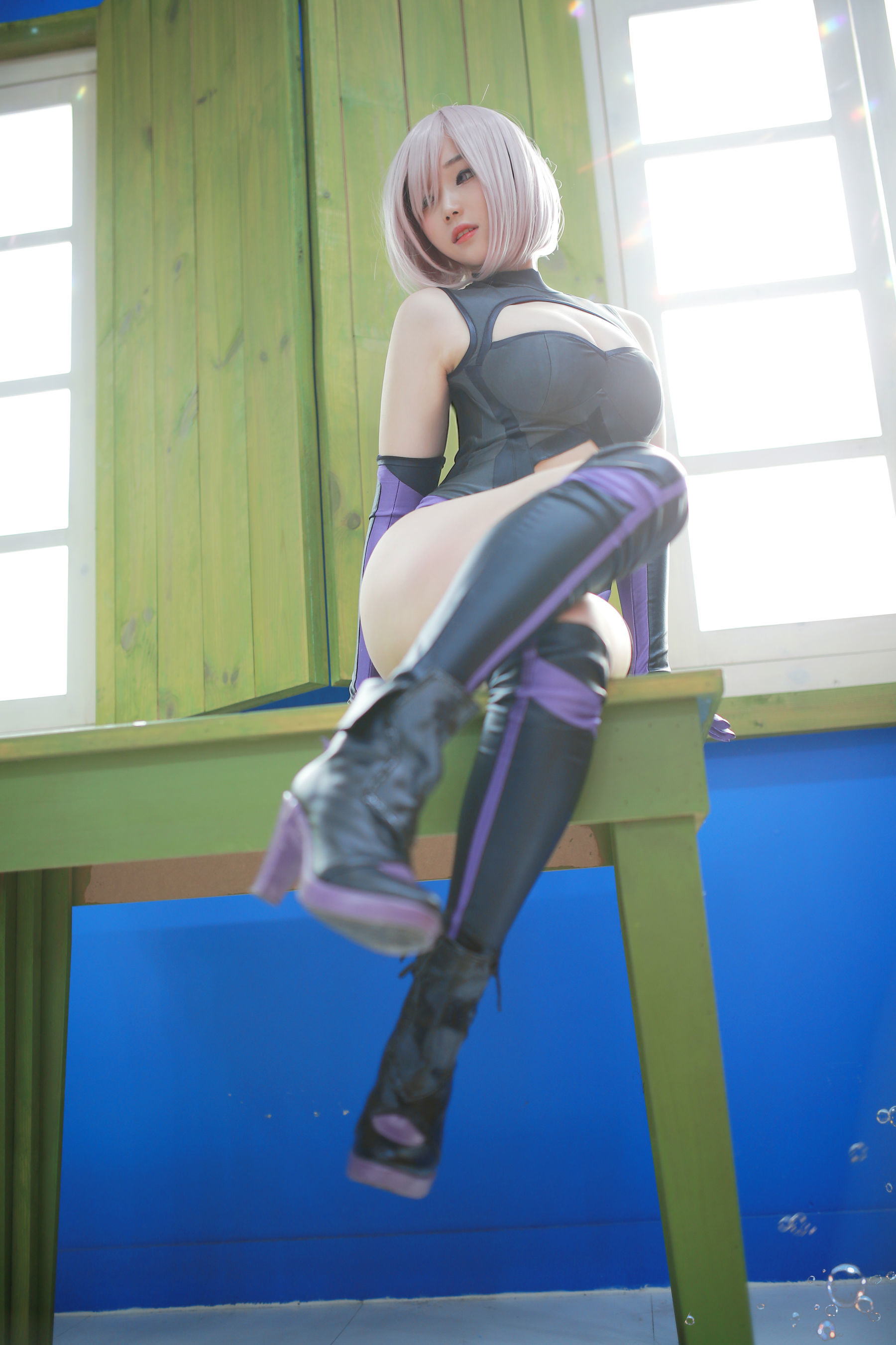 [网红COSER] 韩国妹子BamBi - Fate_Grand Order - Mash Kyrielight (Shielder)第9张