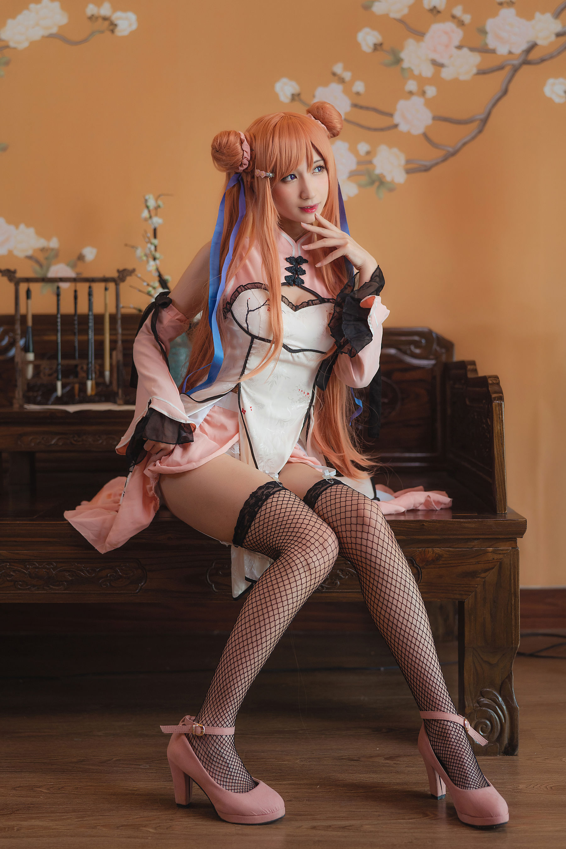 [福利COS] 贝儿酱Miki - 春梅COS第1张