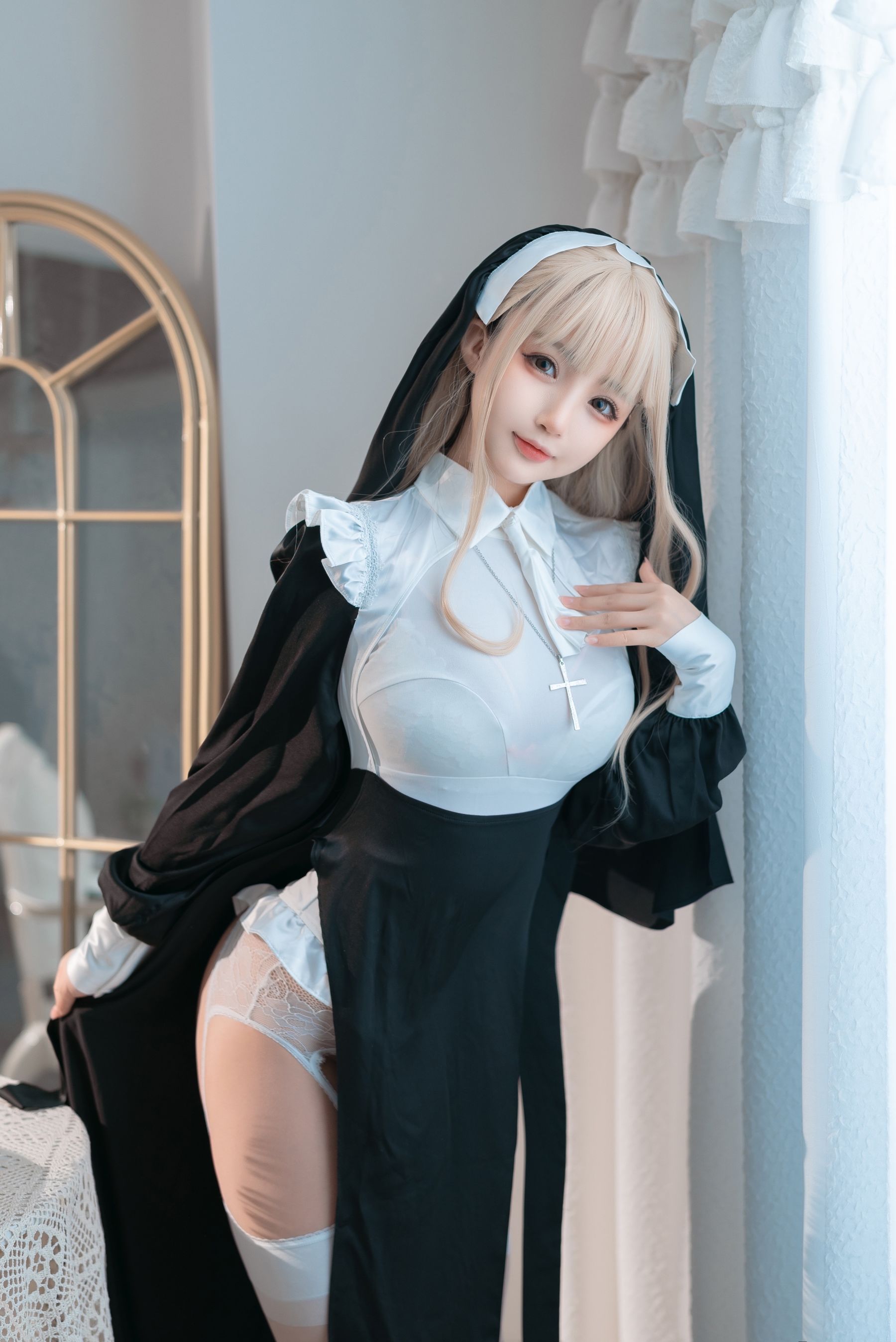 [福利COS] 桜井宁宁 - 修女第13张