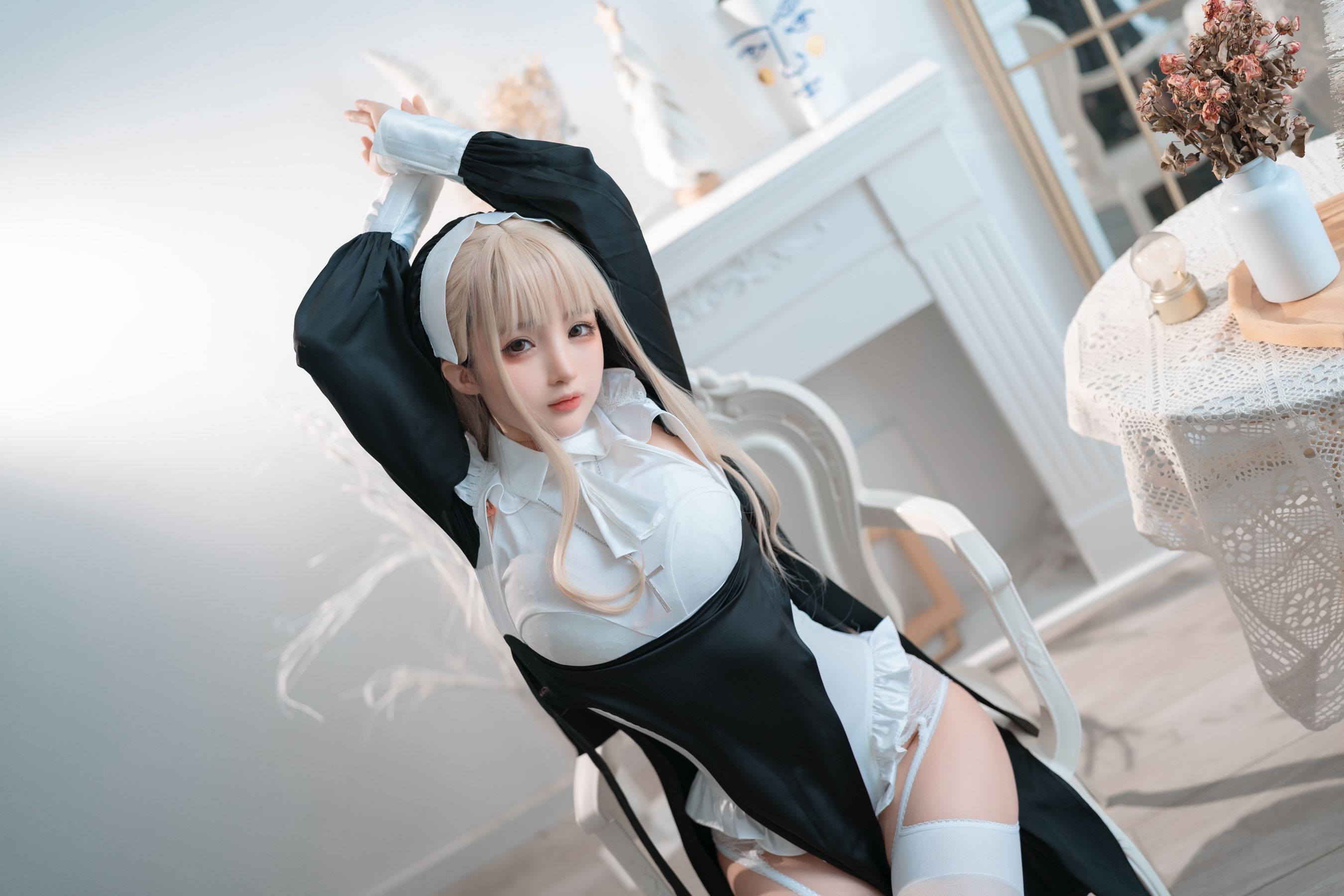 [福利COS] 桜井宁宁 - 修女第11张