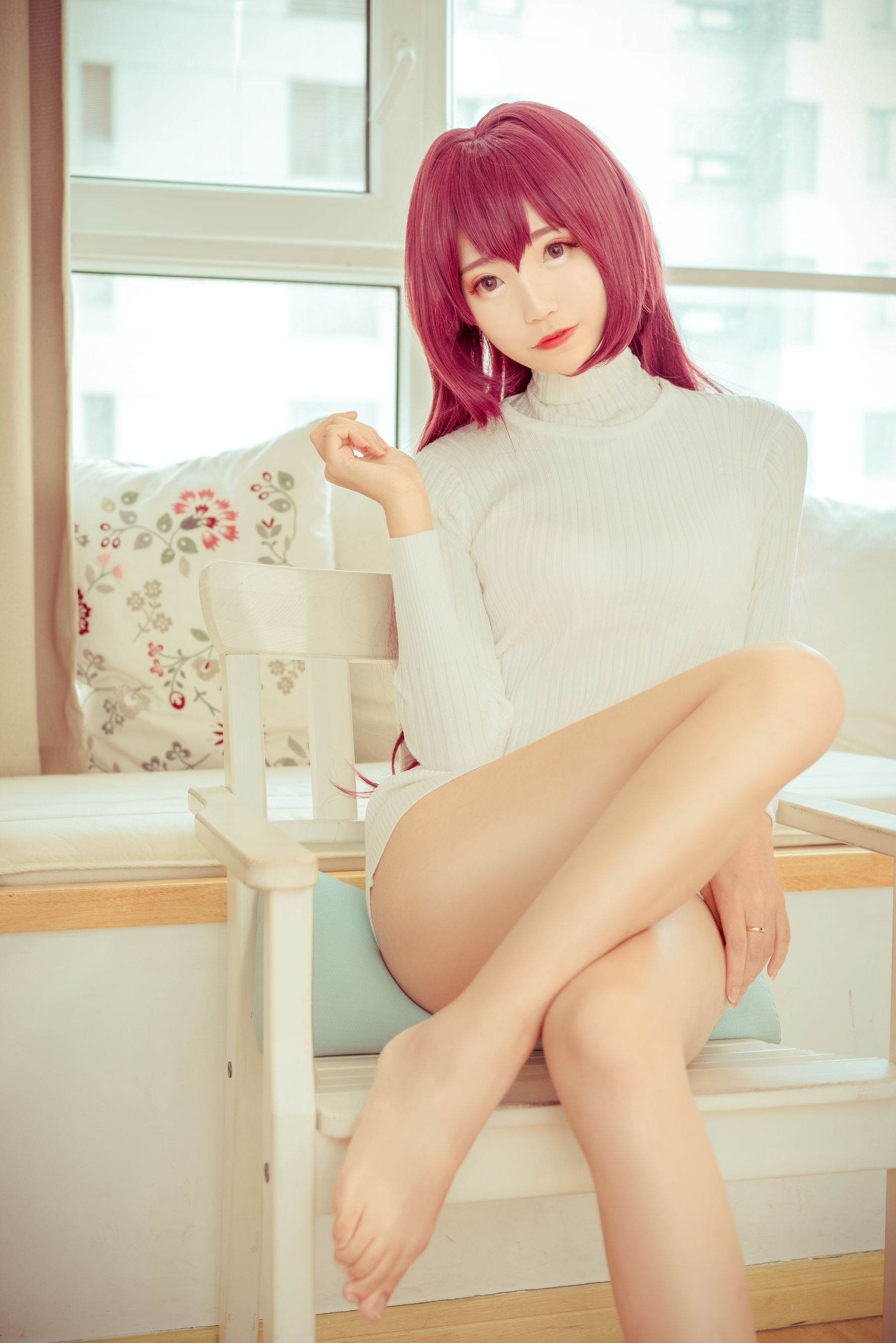 [福利COS] 然理理 - 斯卡哈毛衣第8张