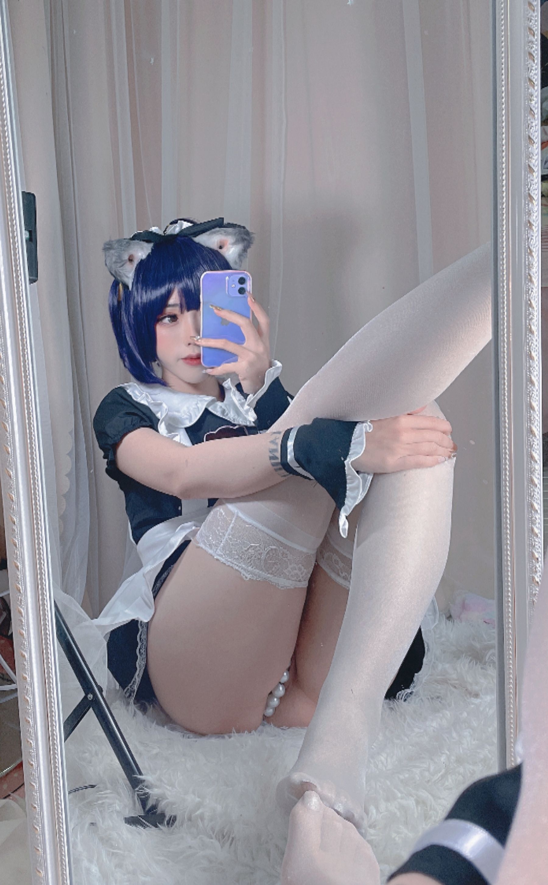 [福利COS] 钛合金大粑粑 - 女仆自拍第11张