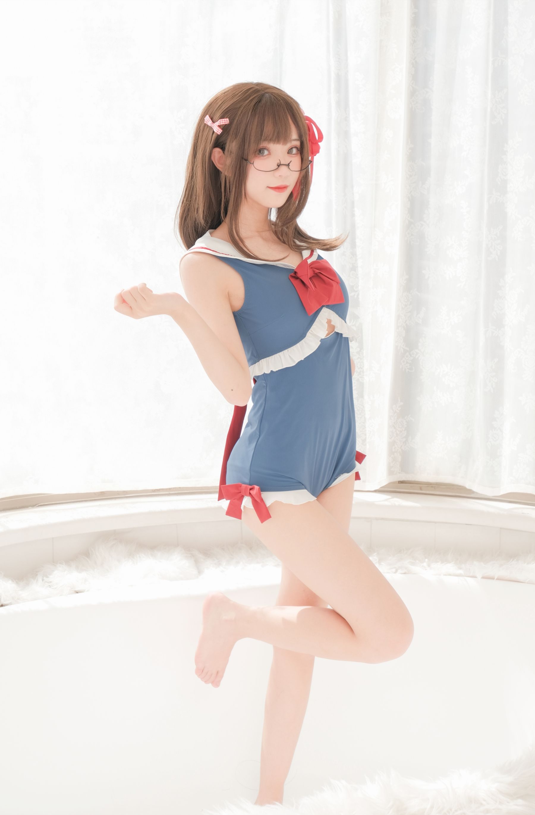 [福利COS] 花柒Hana - 白雪姬泳装第9张