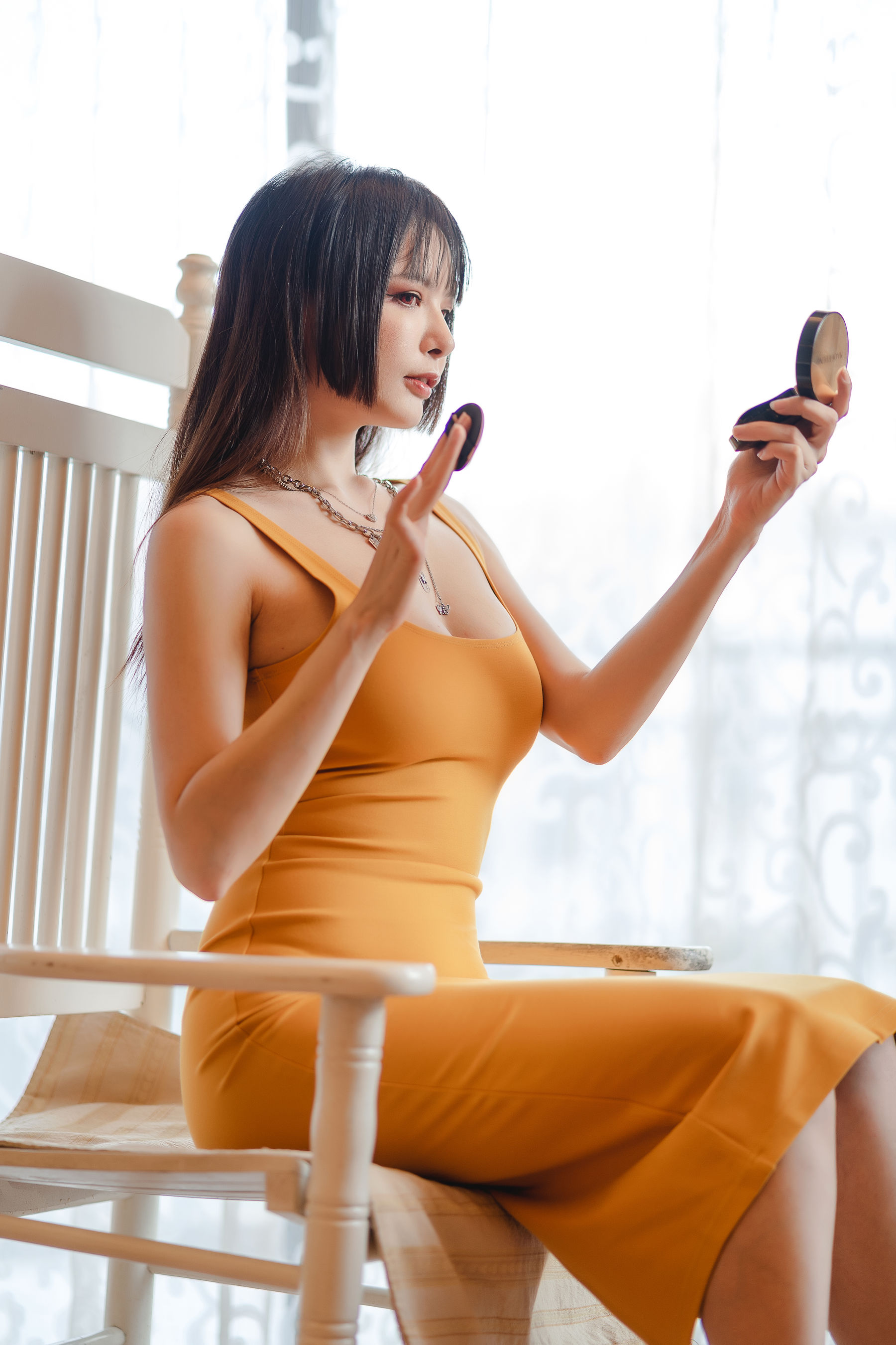 [福利COS] 秋和柯基(夏小秋秋秋) - 黄色连衣裙第3张