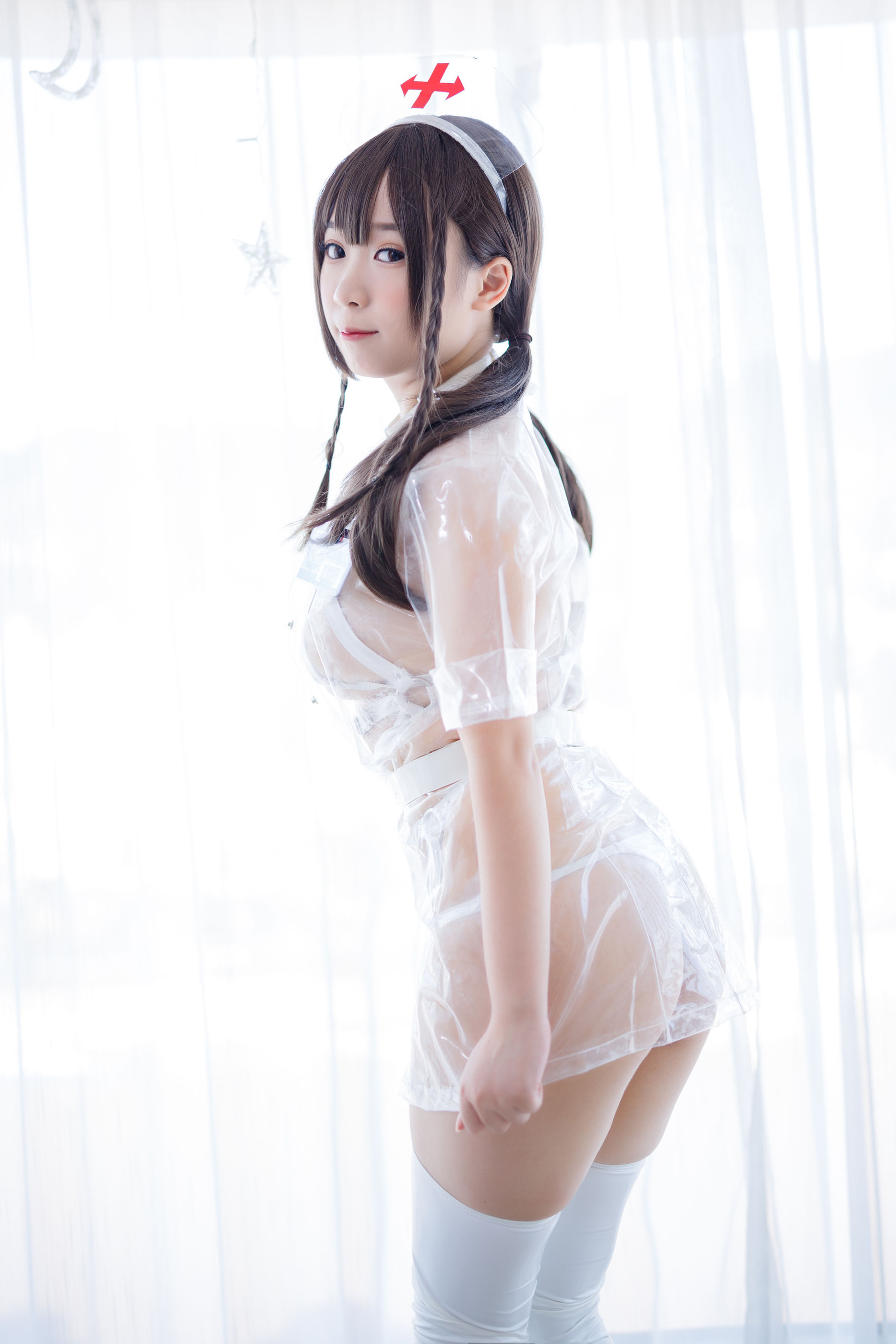 [福利COS] 胡桃猫Kurumineko - 透明护士第3张