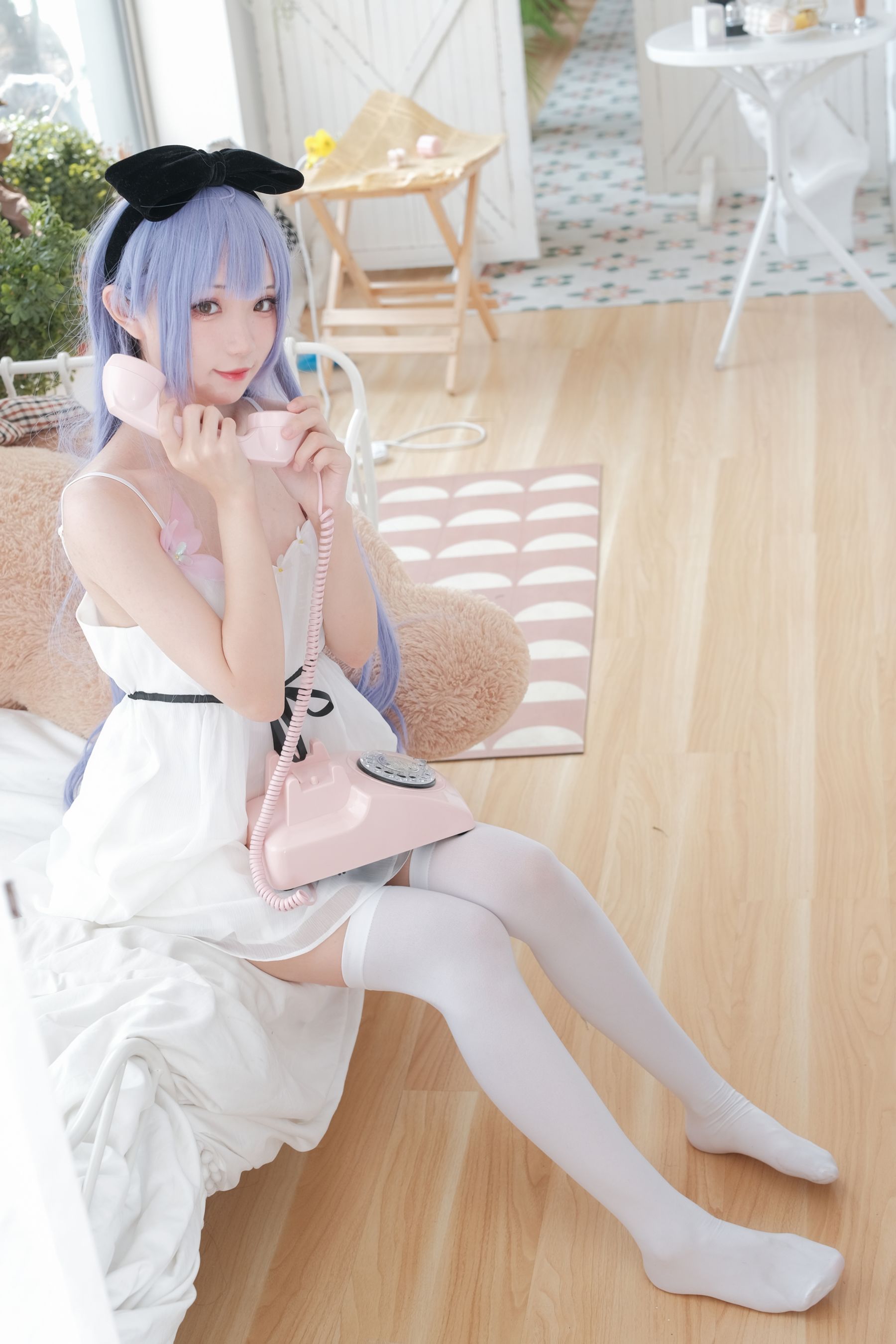 [福利COS] 花柒Hana - 独角兽清凉阅读时光第5张