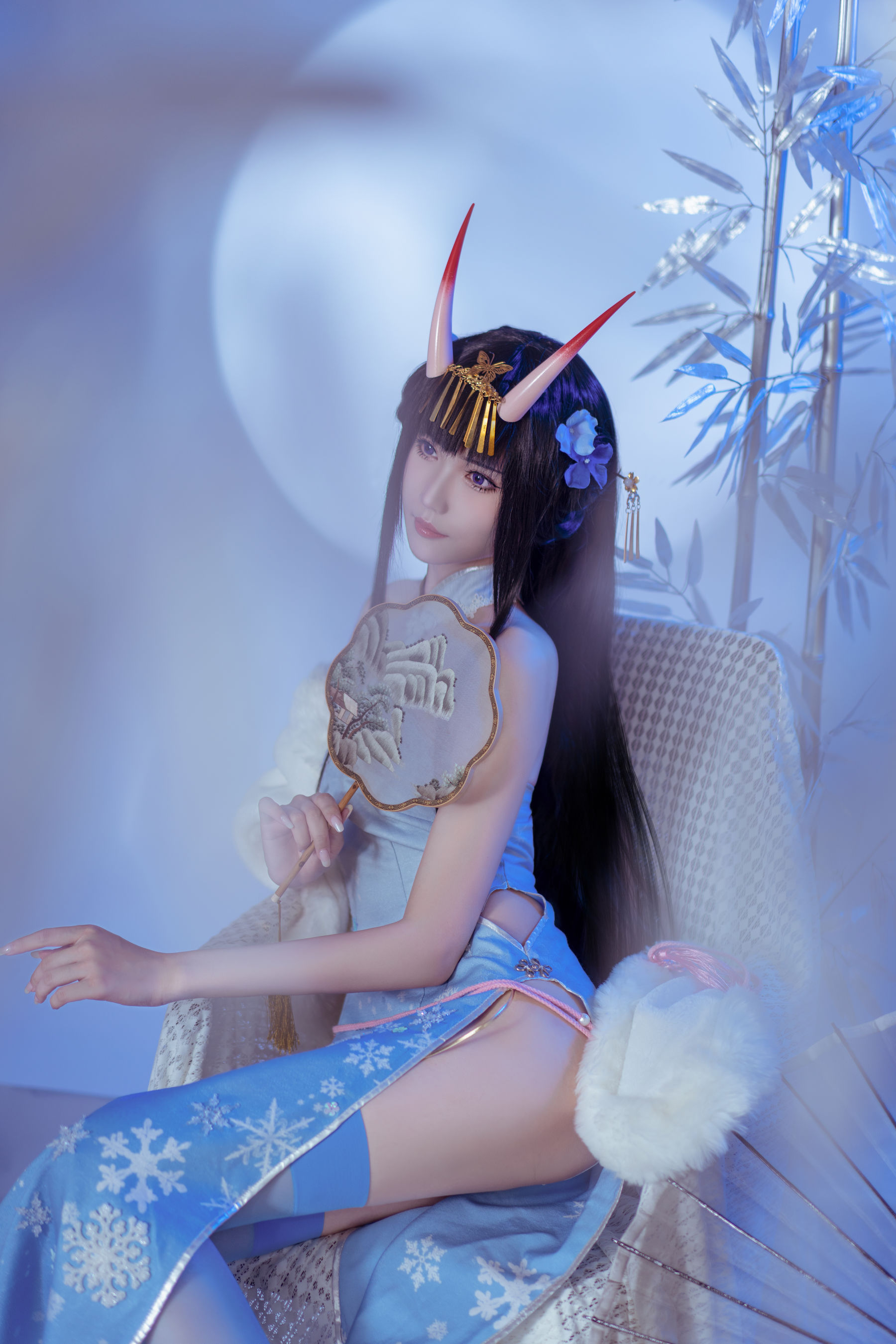 [网红COS] 花兮_honoka - 能代 冬雪沁香第5张