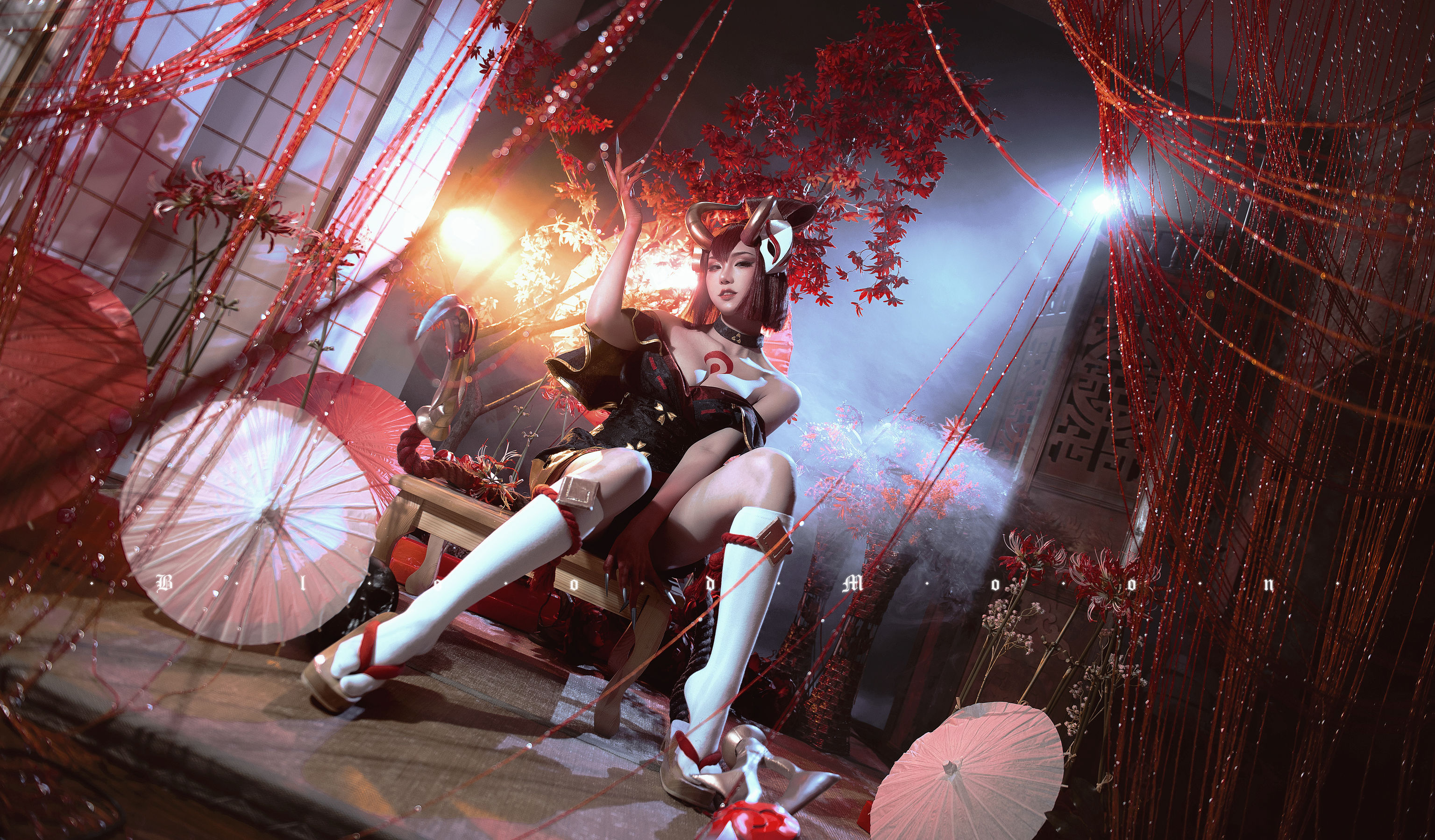 [网红COS] 瓦斯塔亚小龙虾 - 猩红之月伊芙琳第6张