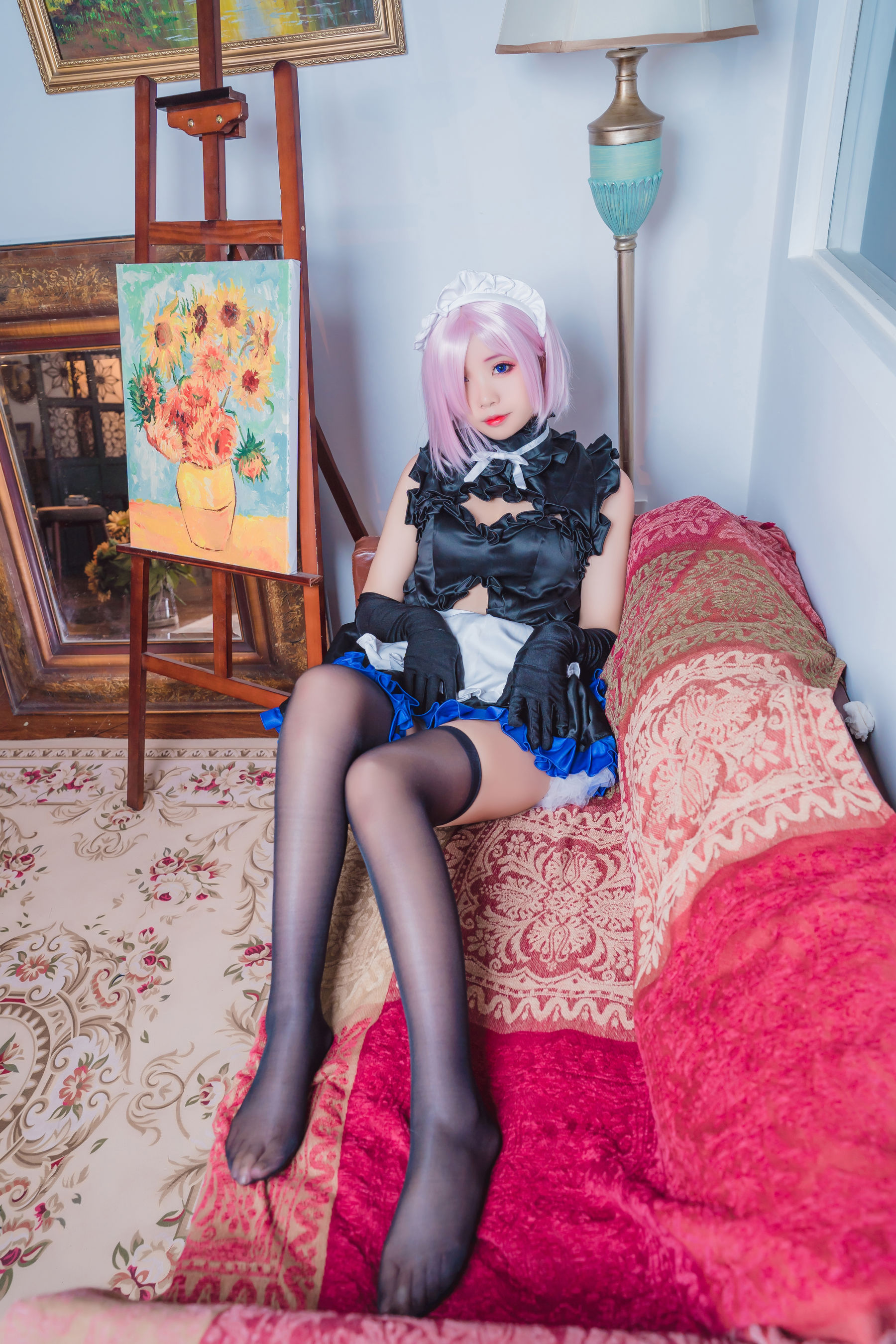 [网红COS] 动漫博主墨玉-M - 玛修女仆第12张