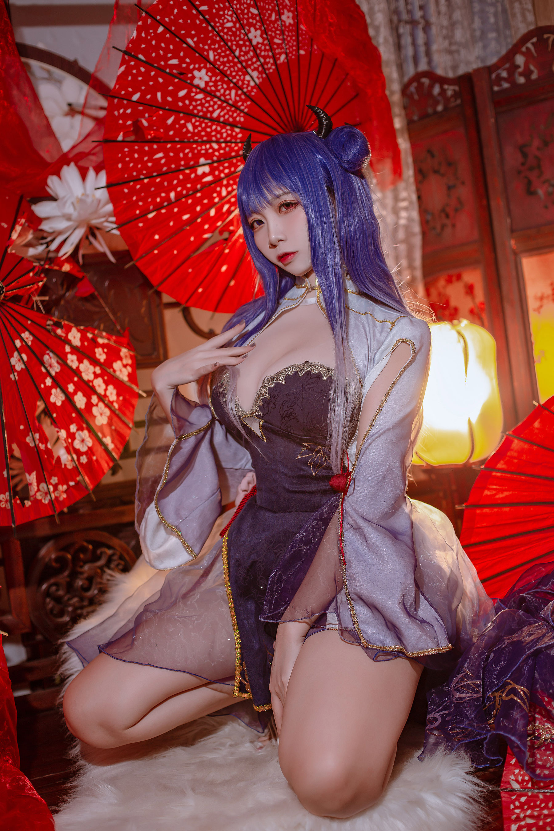 [福利COS] 人气Coser二佐Nisa - 碧蓝 伊吹旗袍第10张