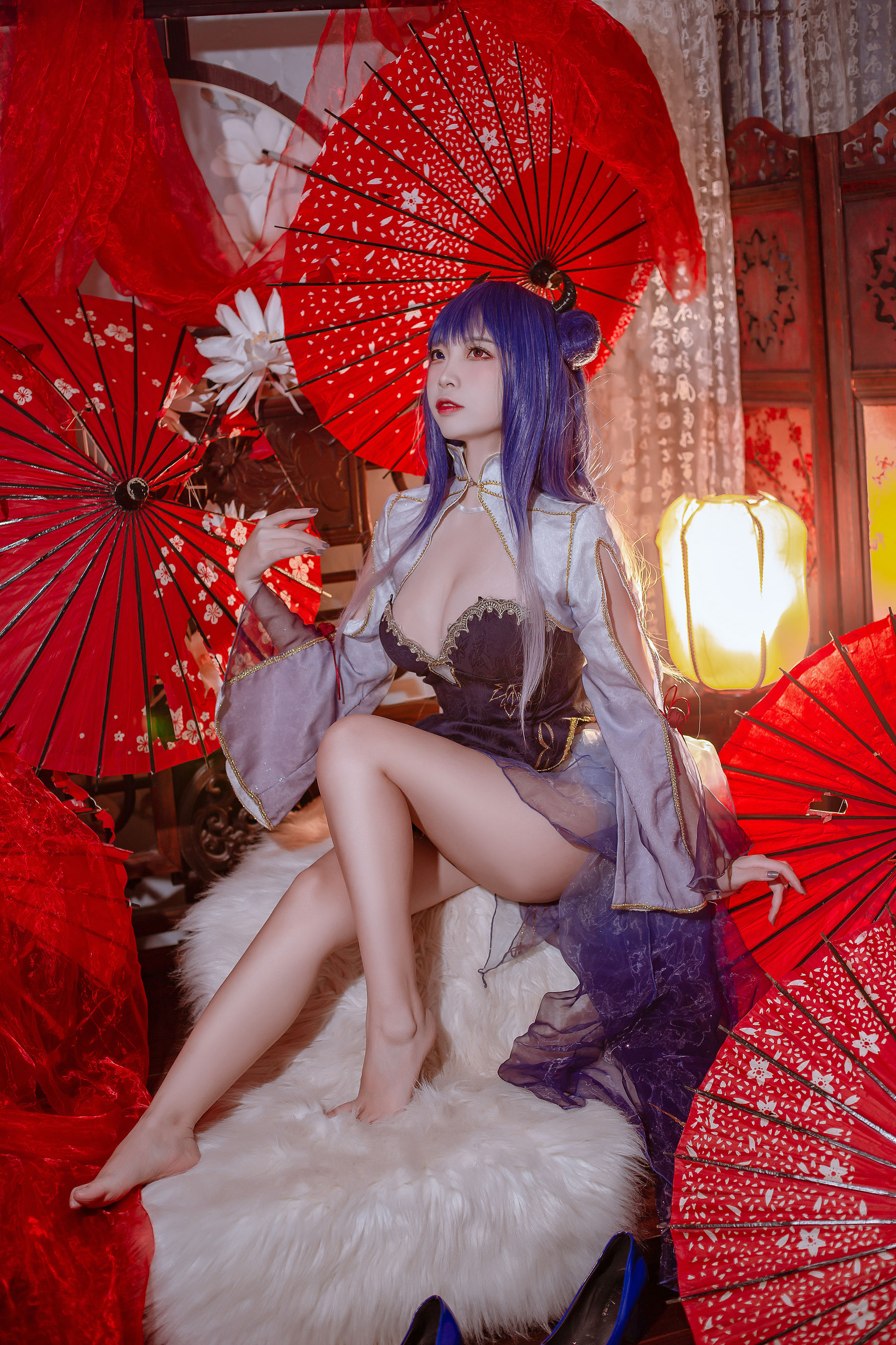 [福利COS] 人气Coser二佐Nisa - 碧蓝 伊吹旗袍第8张