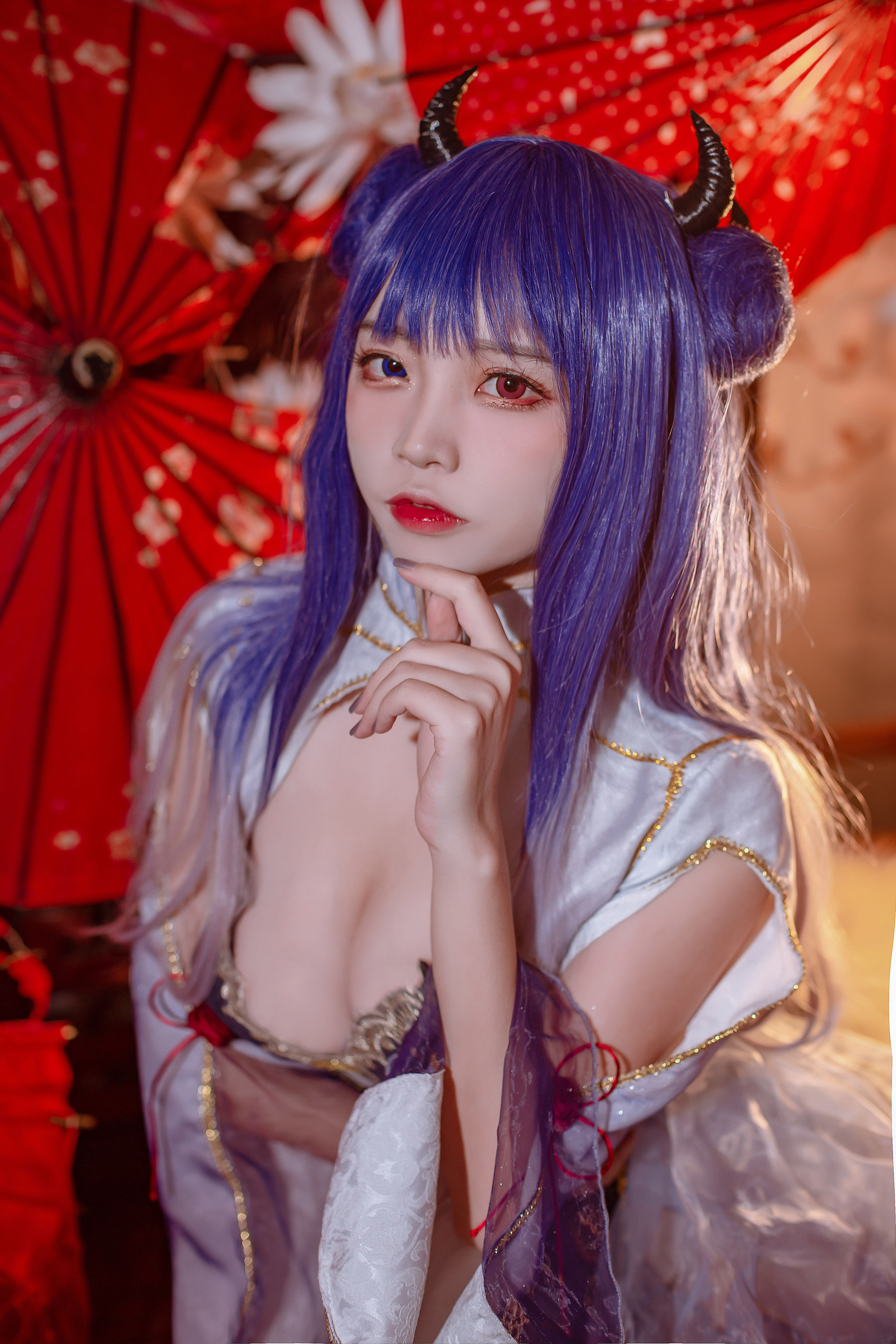 [福利COS] 人气Coser二佐Nisa - 碧蓝 伊吹旗袍第11张