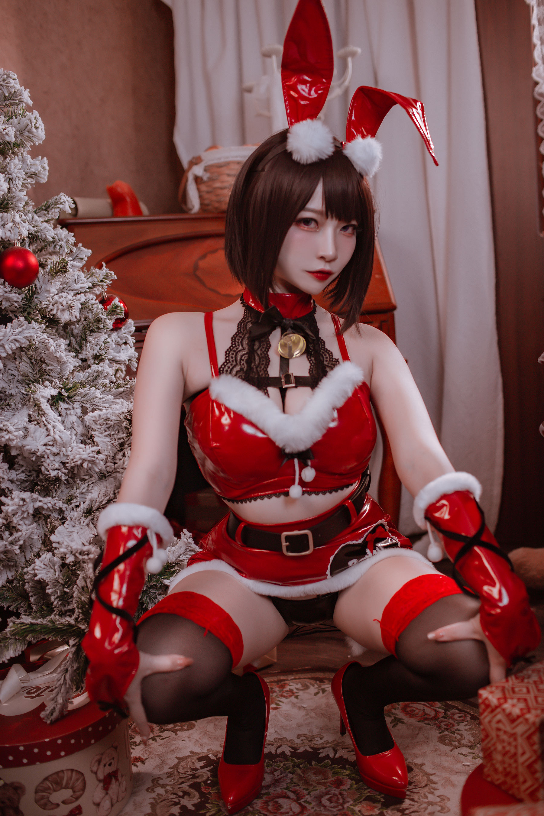 [福利COS] 人气Coser二佐Nisa - 圣诞佐佐第10张