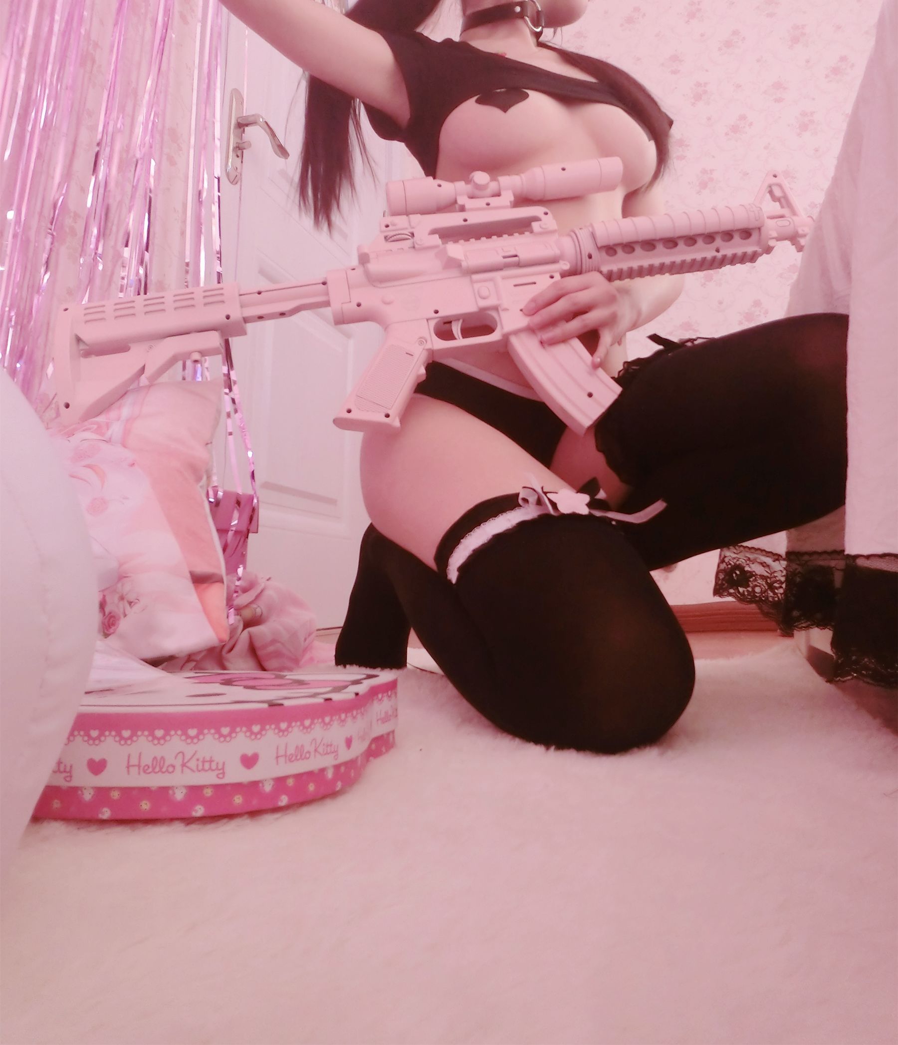 [福利COS] 双马尾少女赛高酱作品 - 黑色猫系第5张