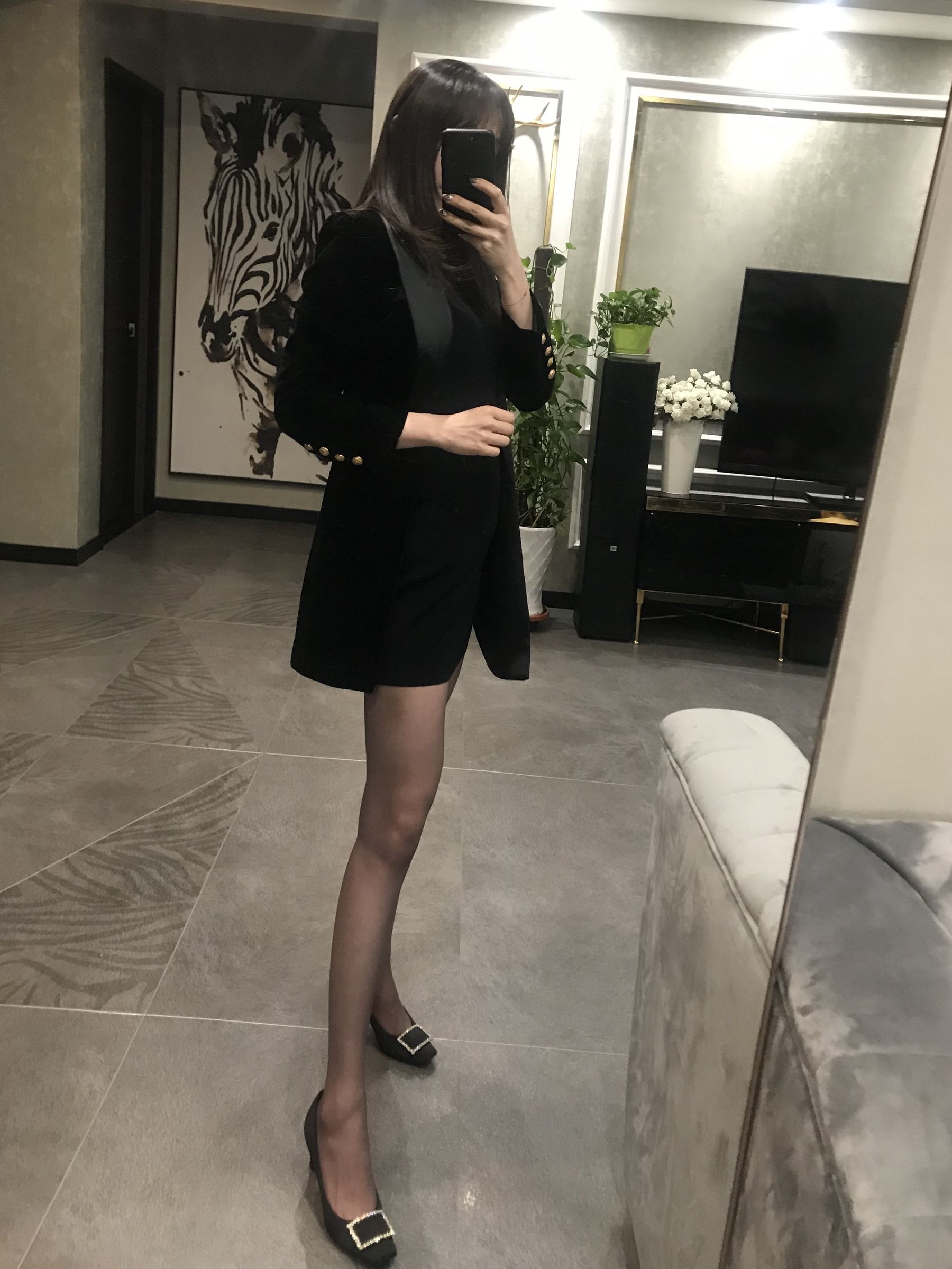 [福利COS] 丝足博主麋鹿_Monroe 2020.04.20 红高黑丝第2张