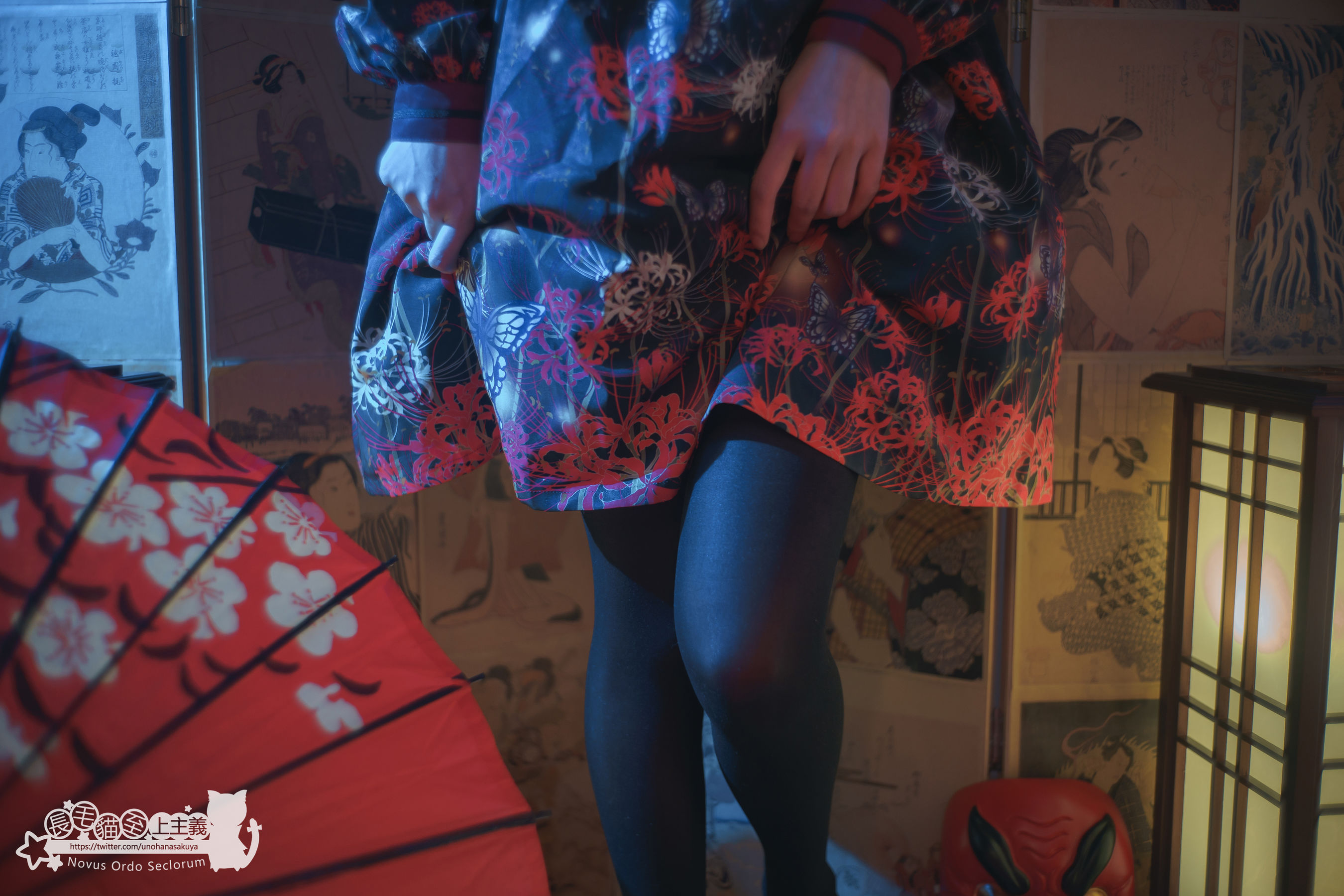 [福利COS] 福利姬木花琳琳是勇者 - 彼岸花の咲く夜に第1张