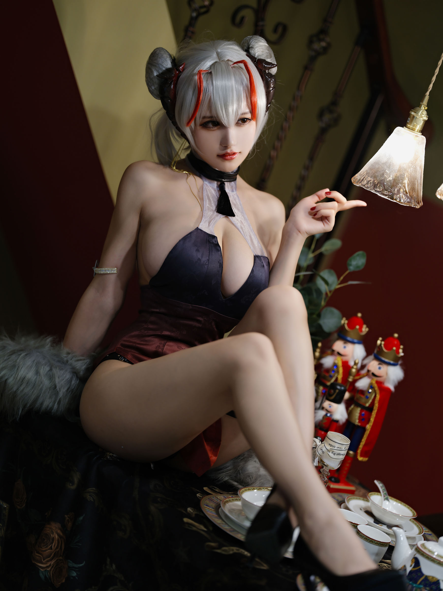 [福利COS] 动漫博主小仓千代w - w旗袍第4张