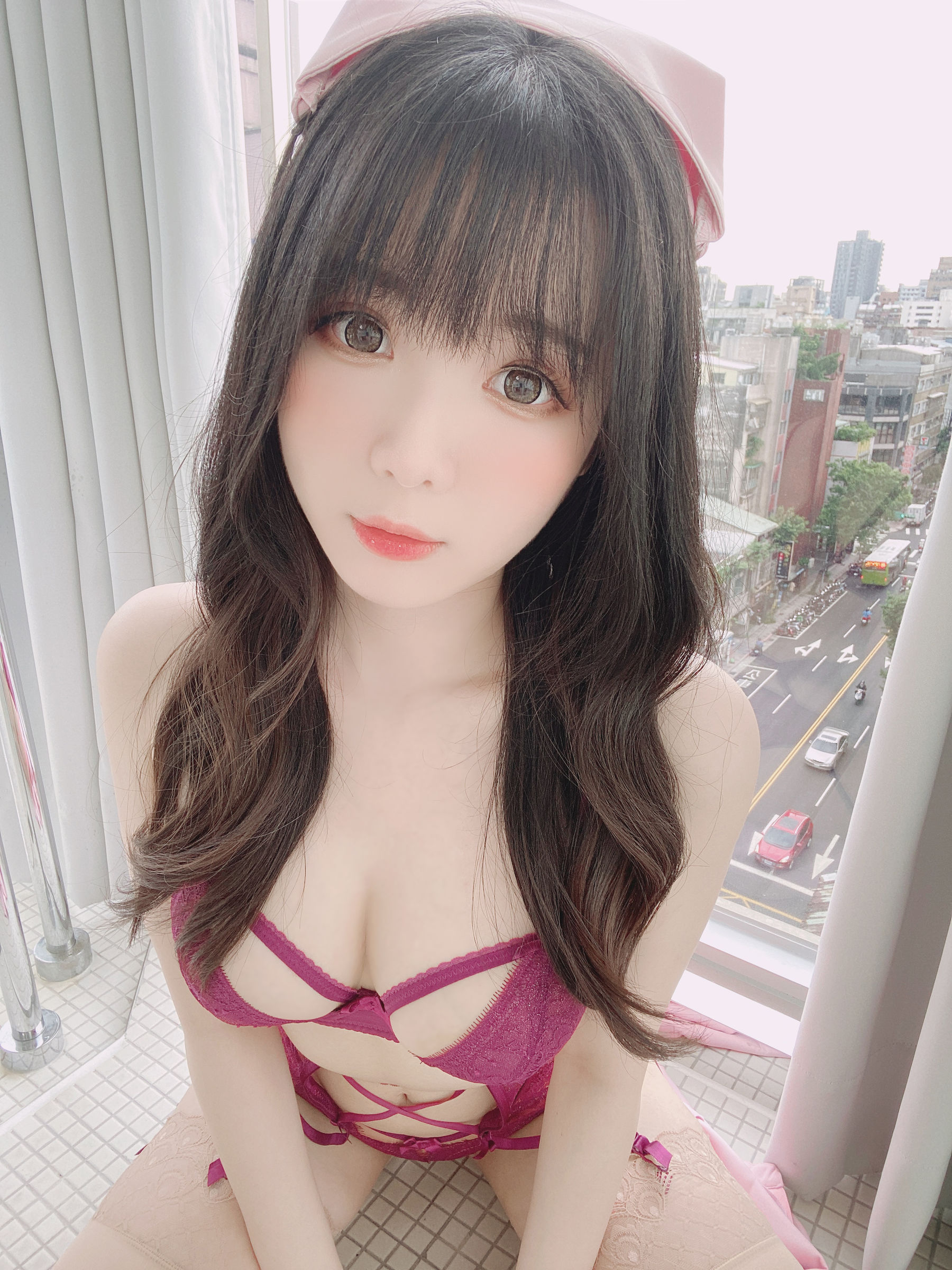 [福利COS] 微博妹纸霜月shimo - ピンクナース__第2张