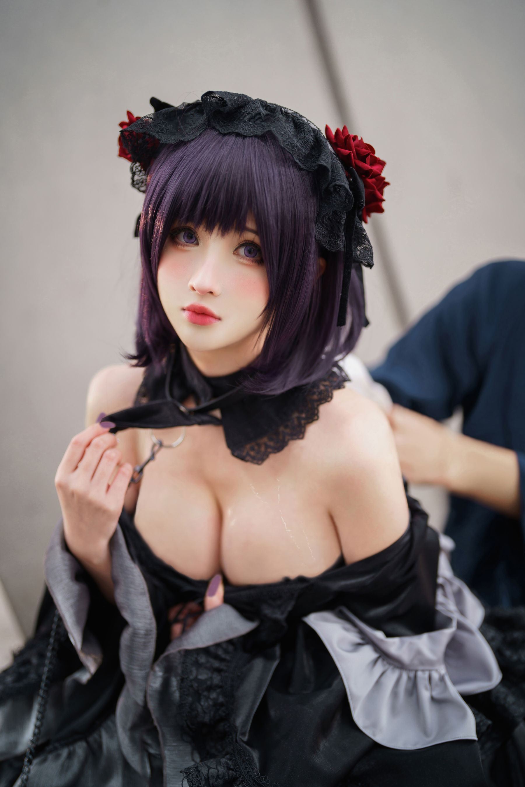 [福利COS] COS福利rioko凉凉子(肉扣热热子) - 黑江雫 漫展篇 海梦第5张