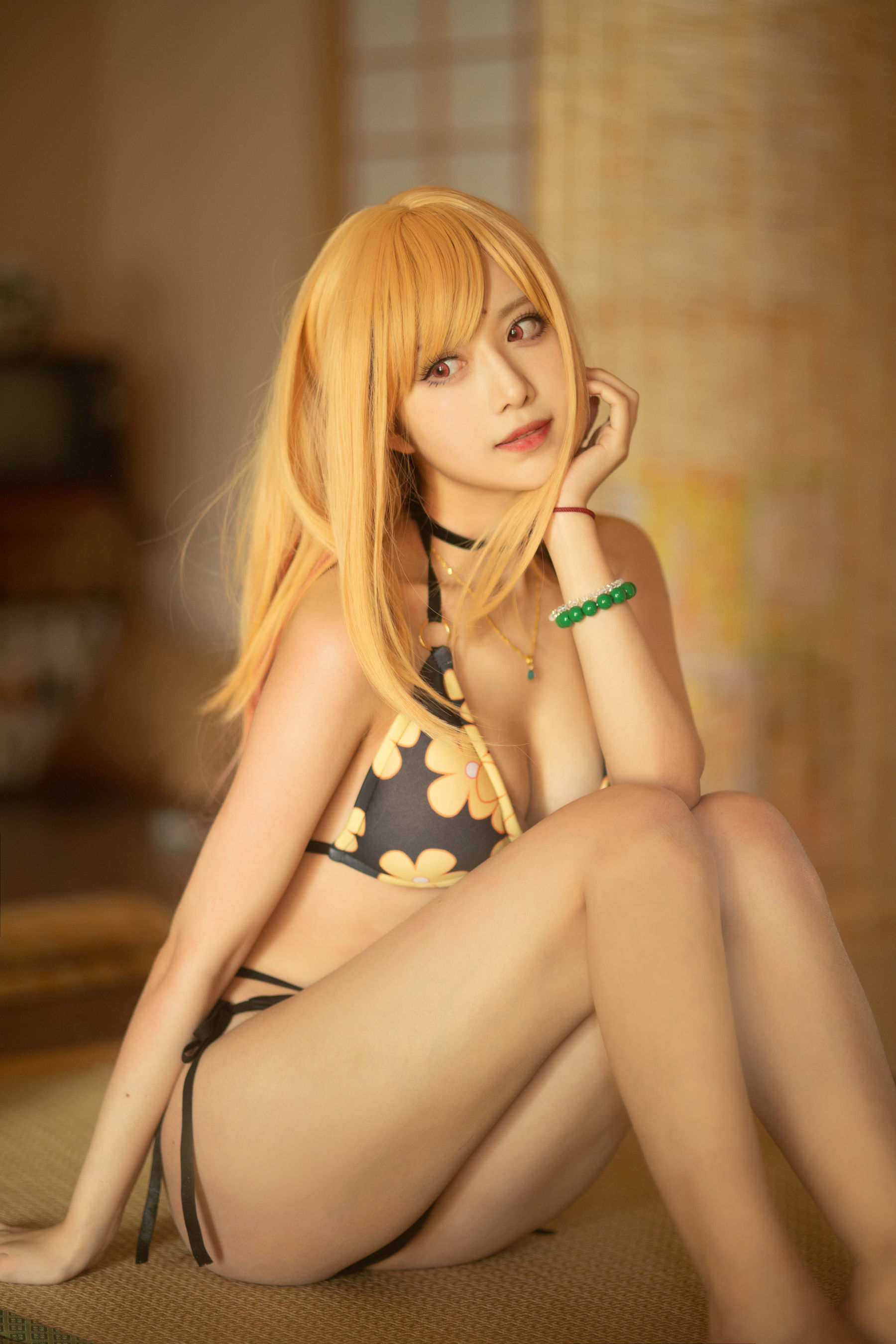 [福利COS] Shika小鹿鹿 - 喜多川海梦泳装第4张