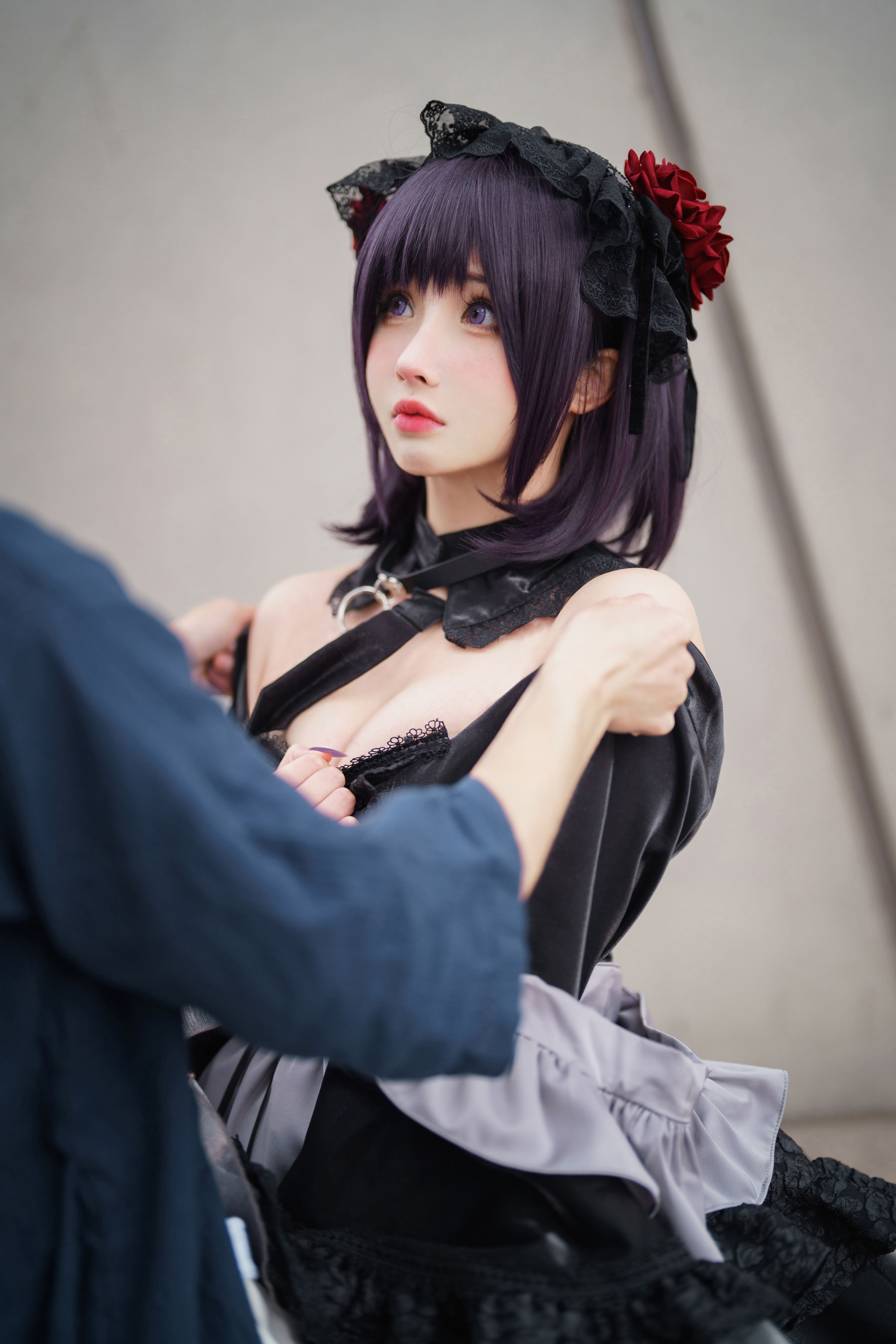 [福利COS] COS福利rioko凉凉子(肉扣热热子) - 黑江雫 漫展篇 海梦第5张