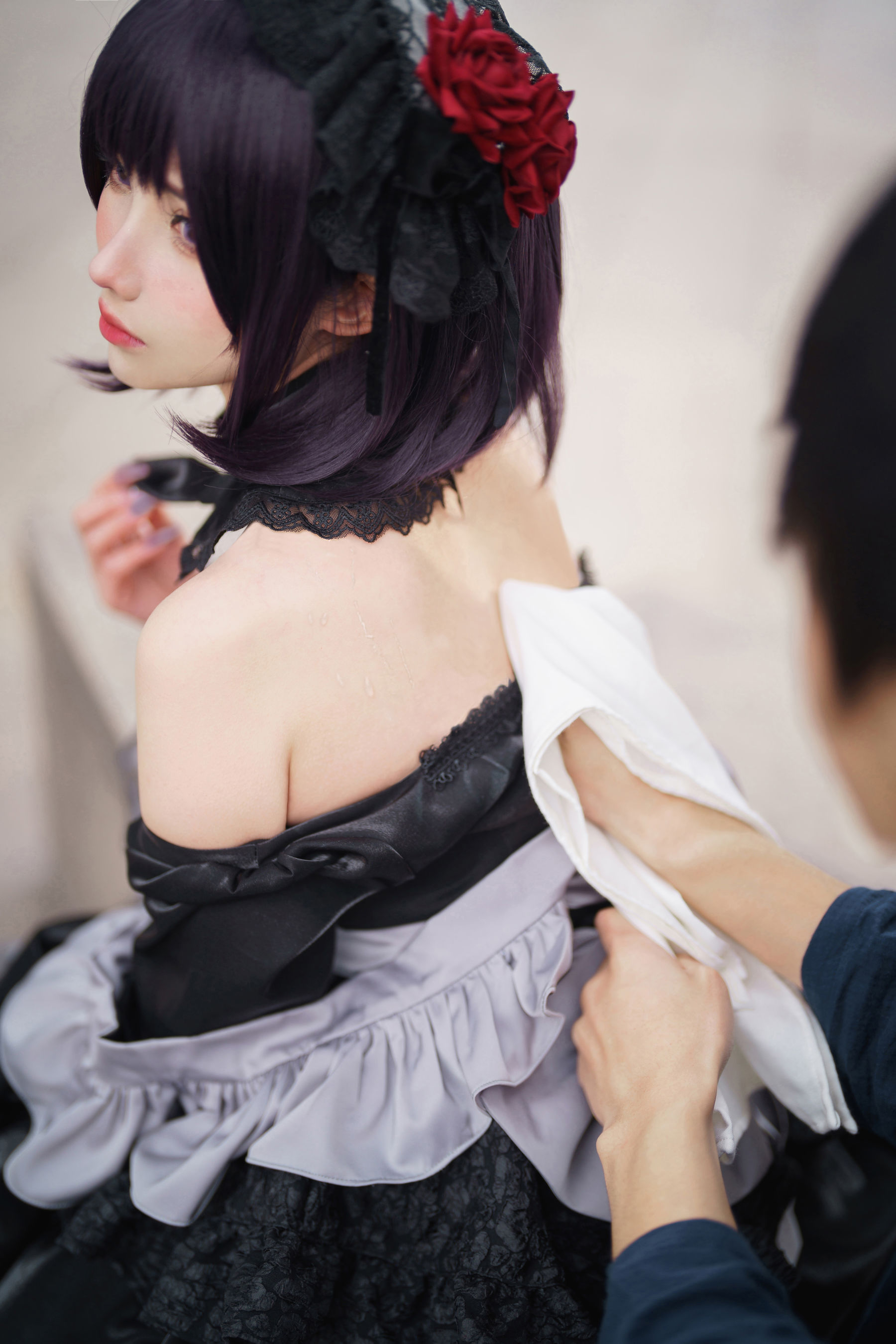 [福利COS] COS福利rioko凉凉子(肉扣热热子) - 黑江雫 漫展篇 海梦第5张