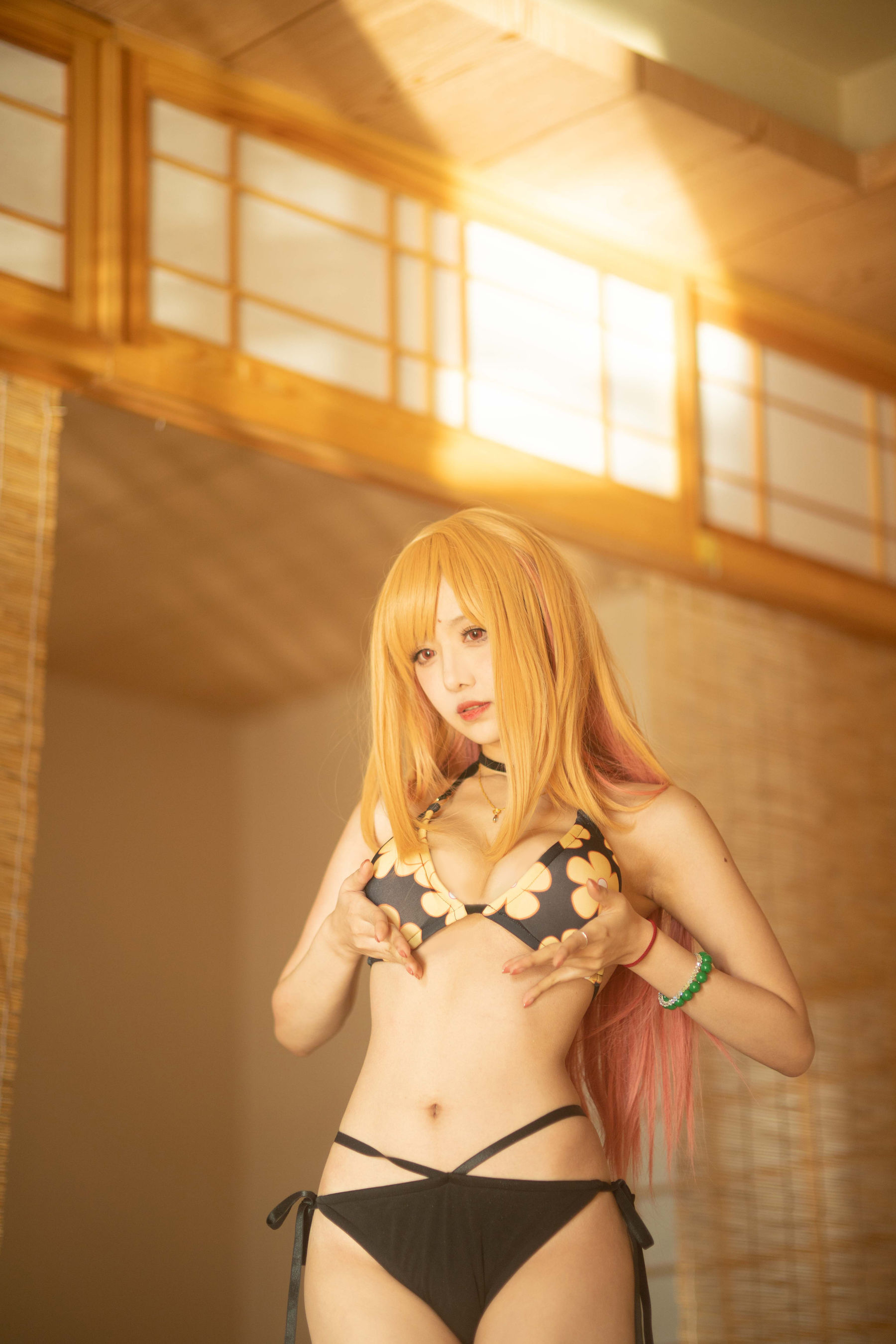 [福利COS] Shika小鹿鹿 - 喜多川海梦泳装第4张