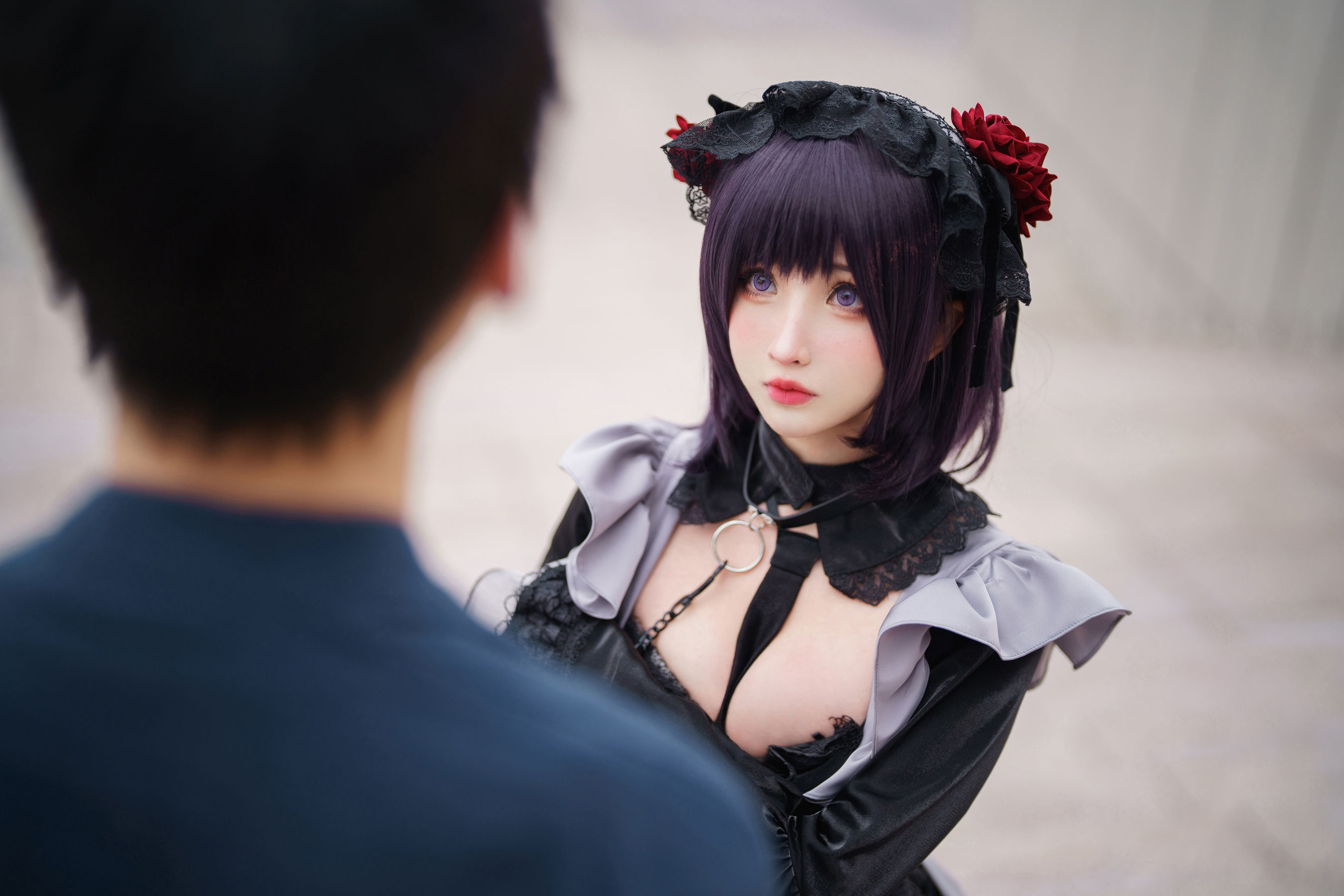 [福利COS] COS福利rioko凉凉子(肉扣热热子) - 黑江雫 漫展篇 海梦第4张