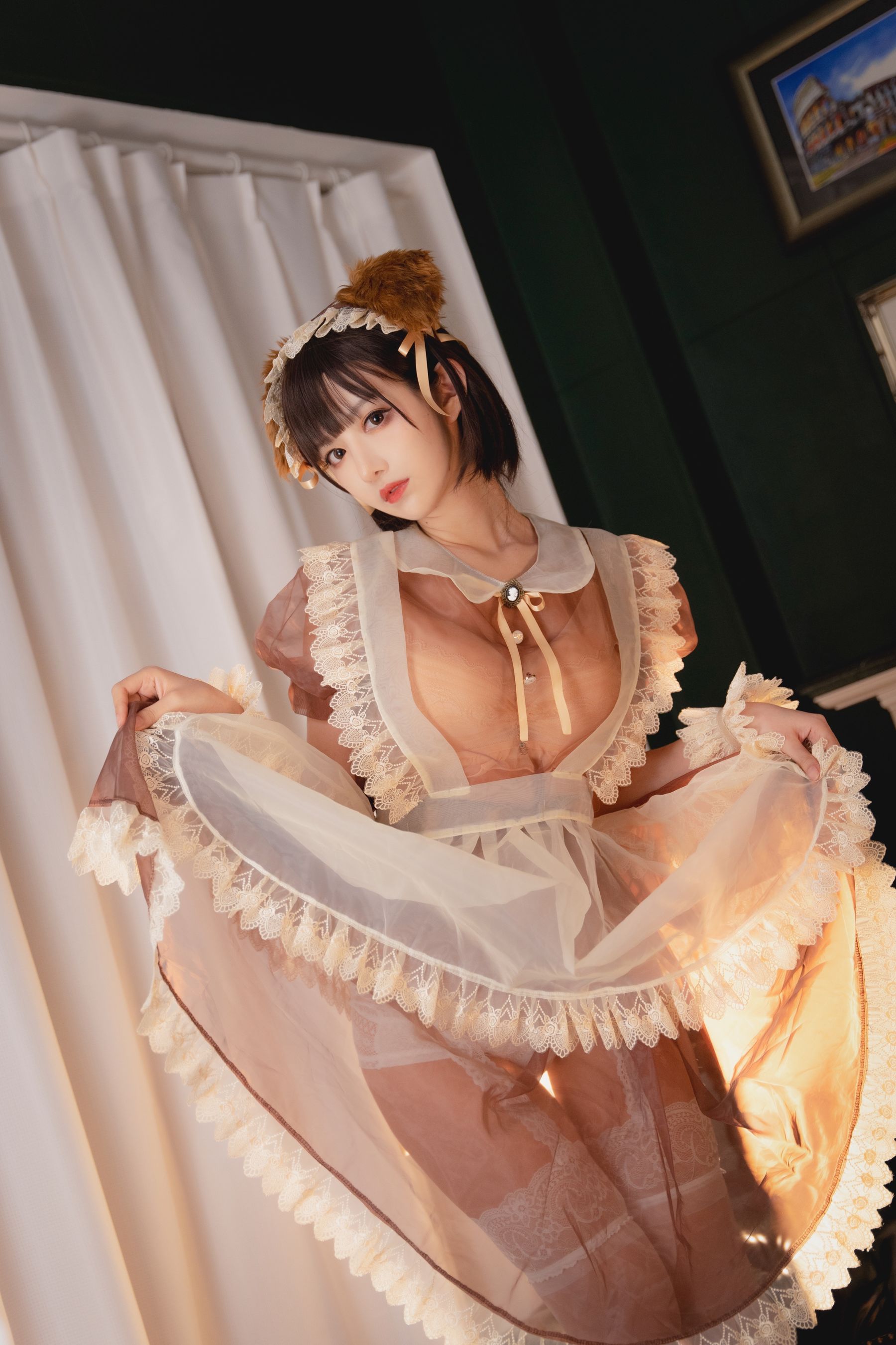 [福利COS] Shika小鹿鹿 - 透明女仆第9张