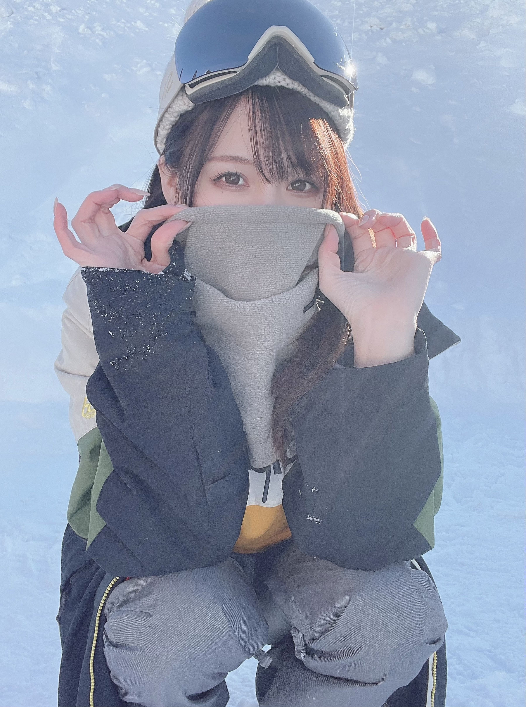 [福利COS] 日本甜美COSERけんけん[fantia] 20220131-スノボウェア第1张