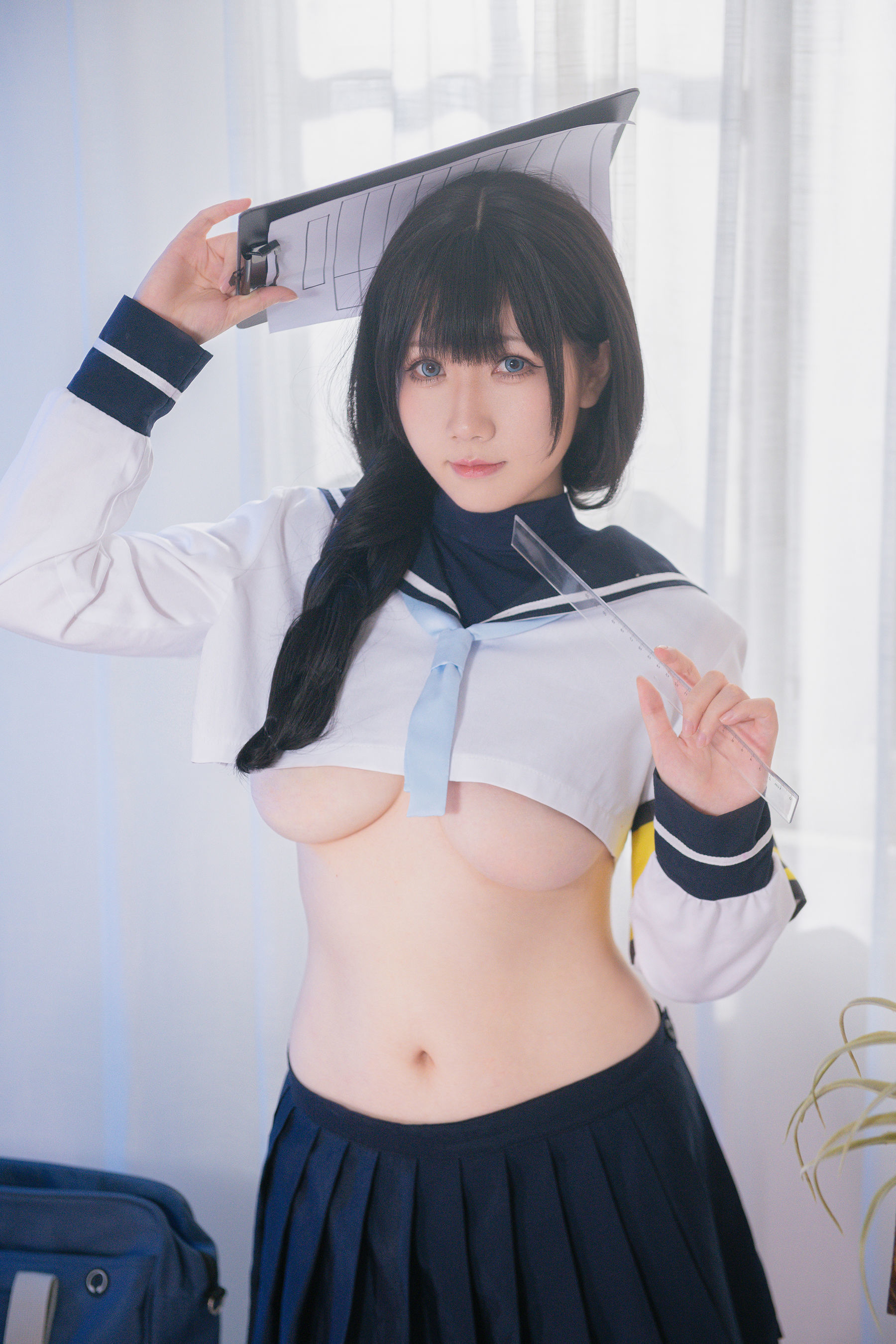 [福利COS] 微肉感萌妹是本末末 - 风纪委员第12张