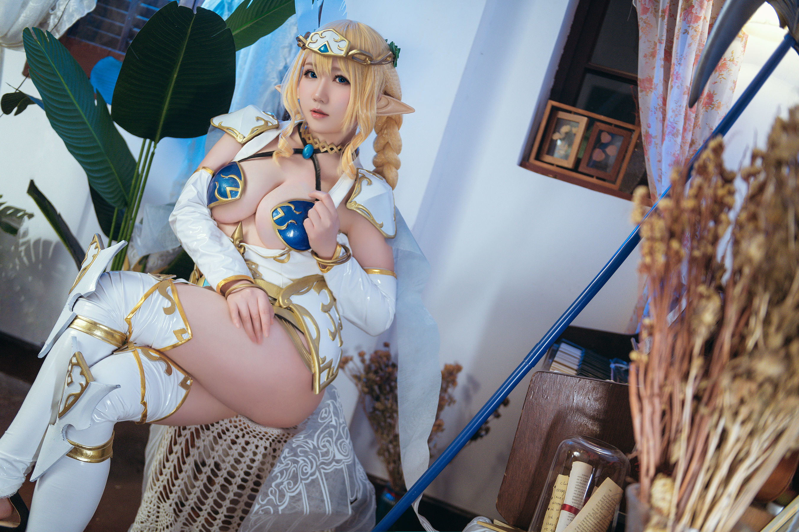 [福利COS] 微肉感萌妹是本末末 - 精灵村第14张