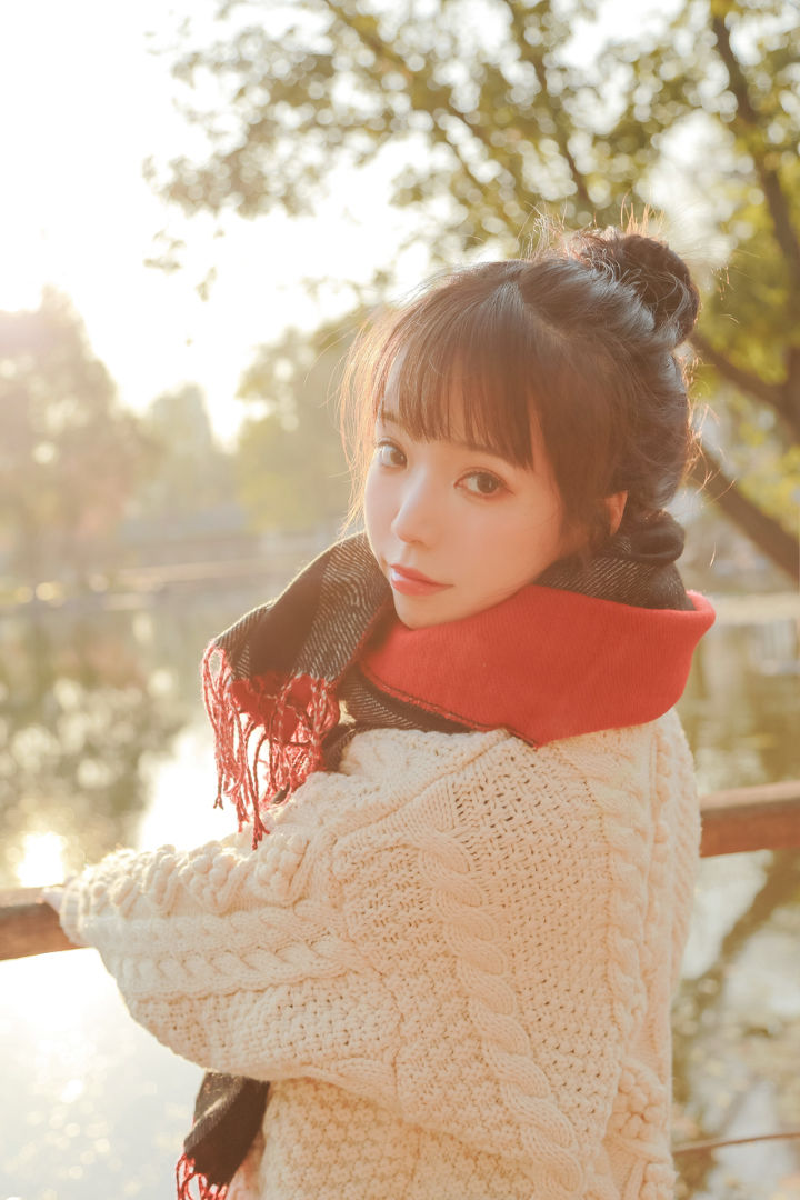 [福利COS] 可爱妹子Fushii_海堂 - 秋日女友第1张