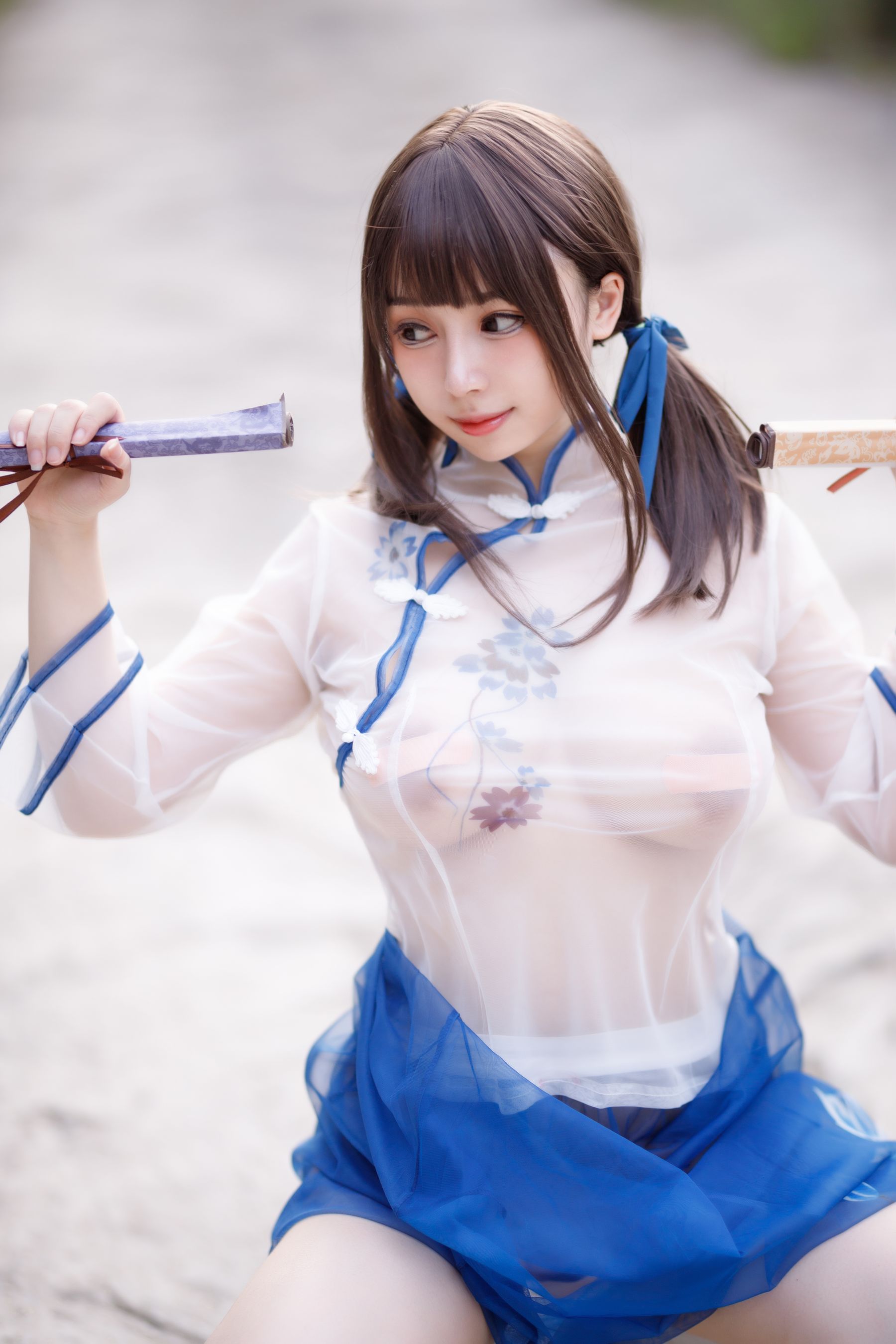 [福利COS] 胡桃猫Kurumineko - 乡野小娇妻第19张