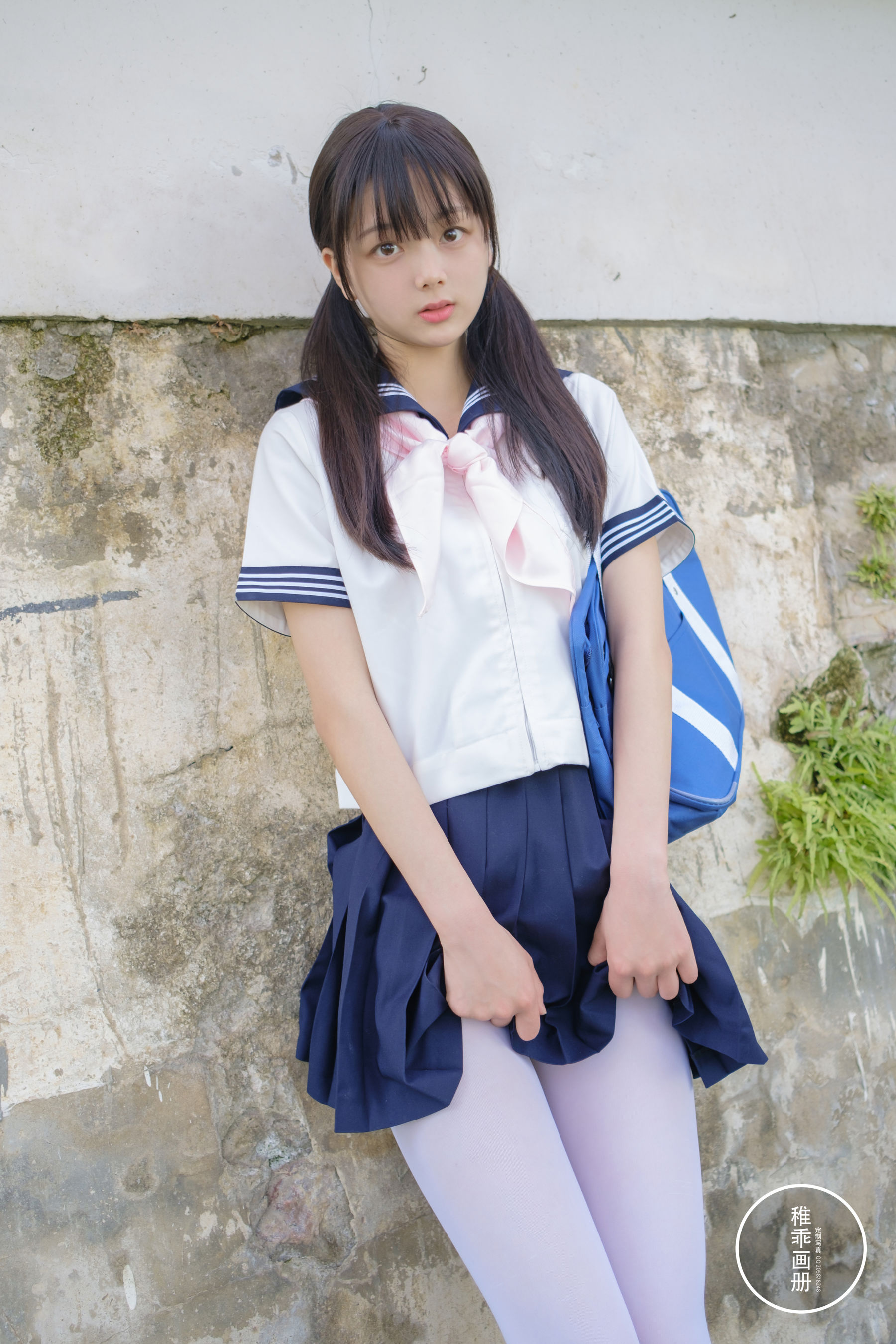 [福利COS] 柴系小乖(稚乖画册) - 夜夜 单车郊游第1张